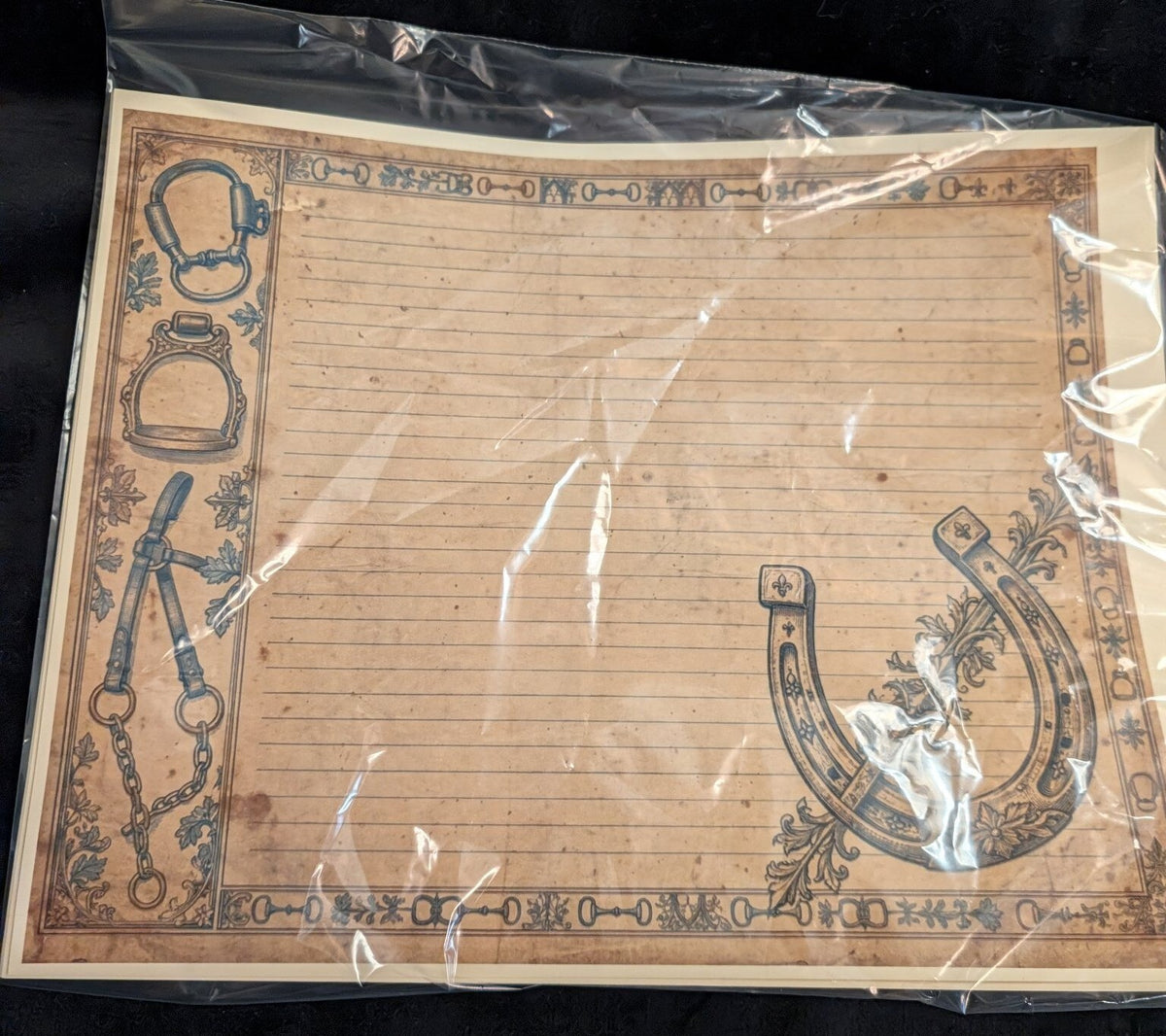 Equestrian Paper Kit Horse Journal Ephemera Vintage Tack Junk Journal Scrapbook