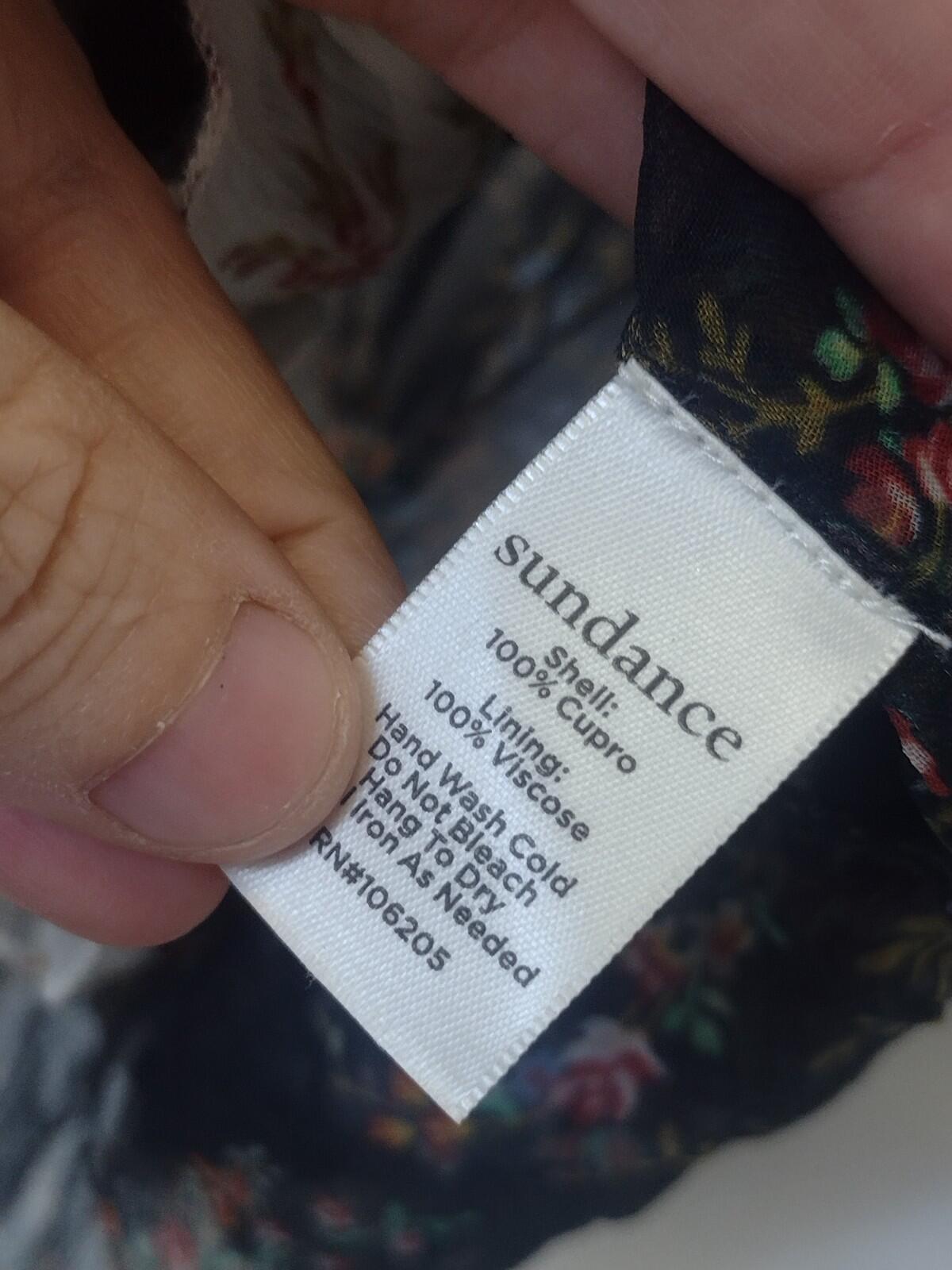 Sundance Black Floral Mist in the Meadows Dress Cause Of Course Sheer Prairie S