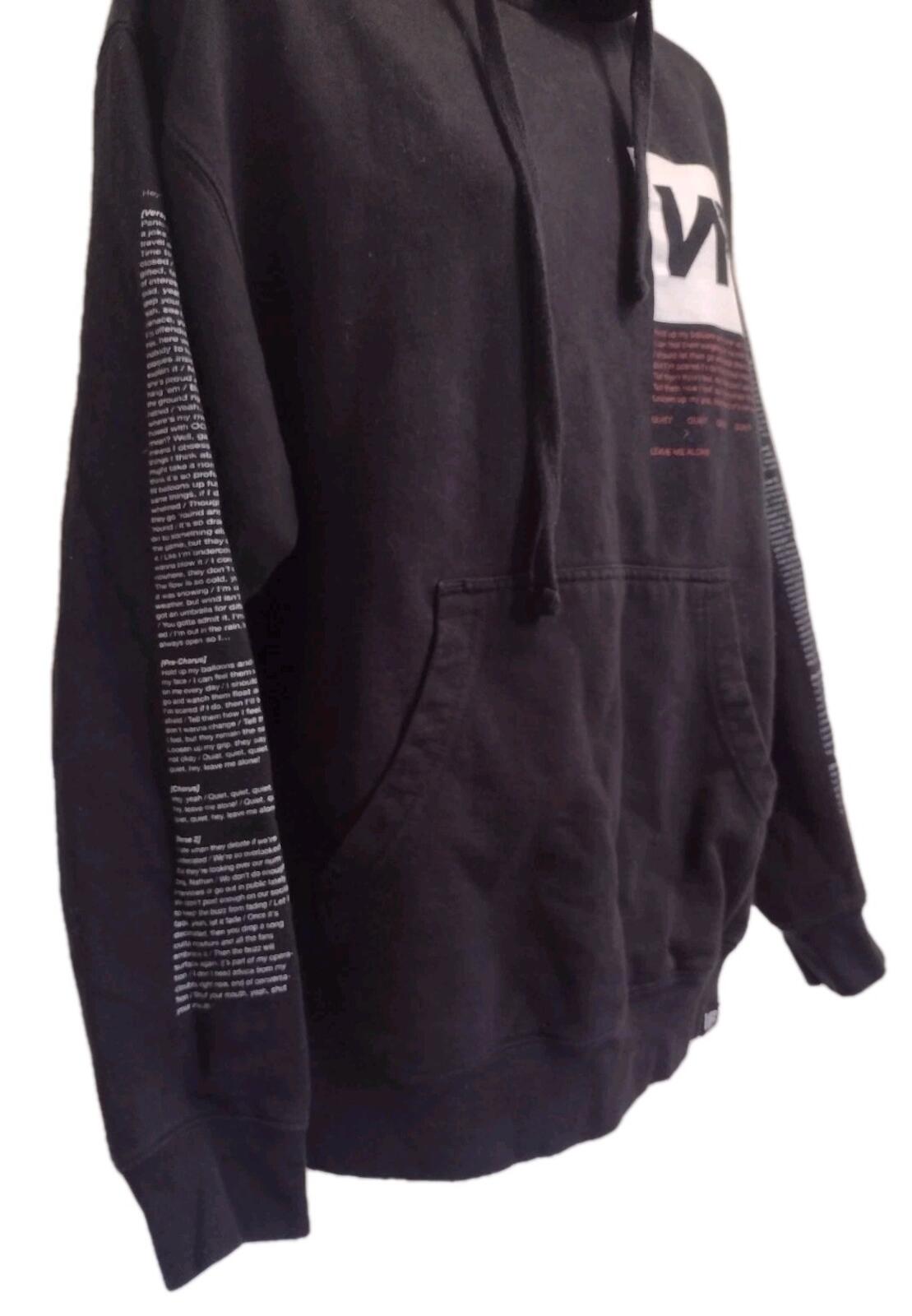 NF Leave Me Alone Hoodie The Search 2019 Rare Lyrics Print M