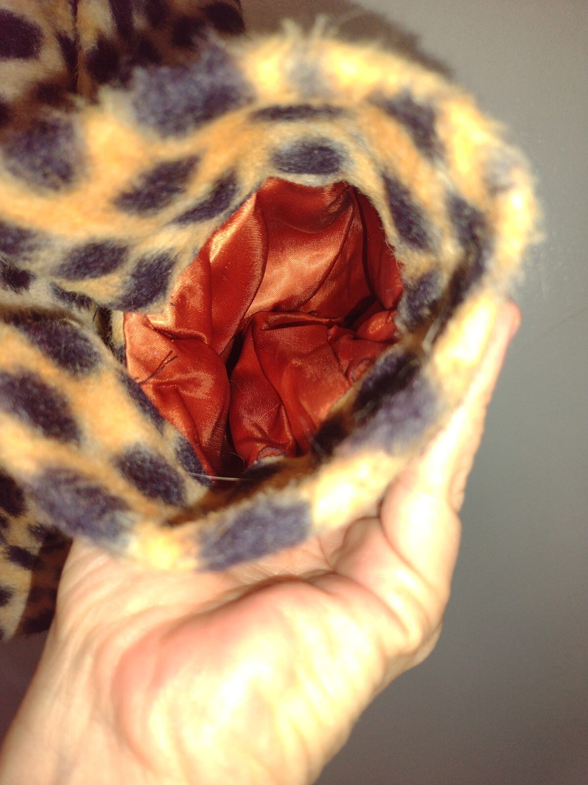 Vintage 1960s Womens Faux Fur Jacket Small Medium Leopard Print Cropped
