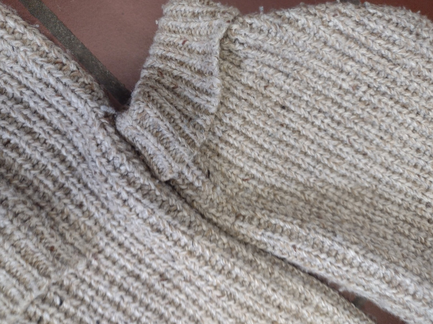 Cardigan Sweater Vintage Brian MacNeil 2X Tall Wool Blend Shawl Collar Grandpa