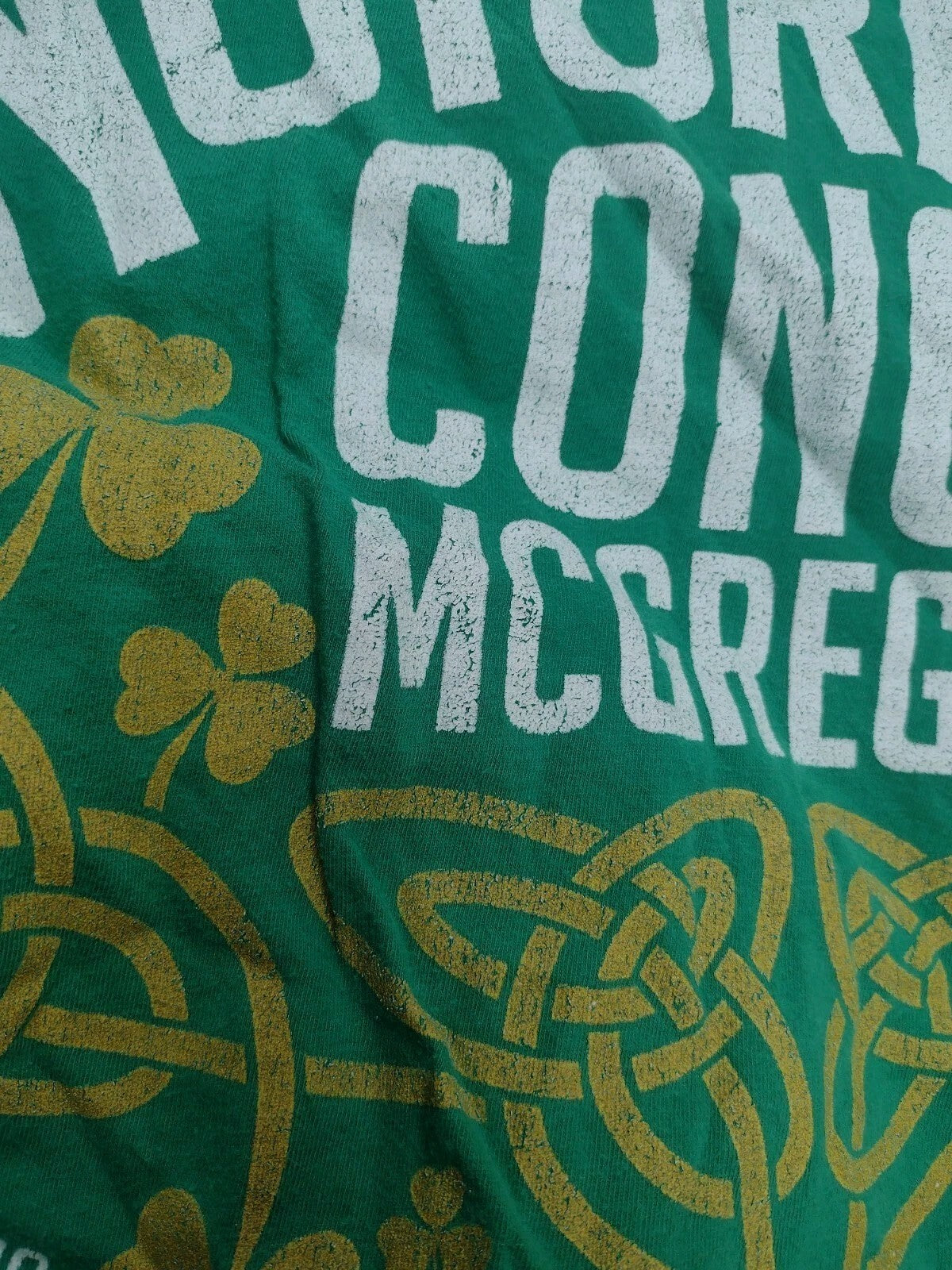 Ireland Celtic FC Fan Lot 2 Flags 2 T-Shirts Conor McGregor Soccer Irish Large