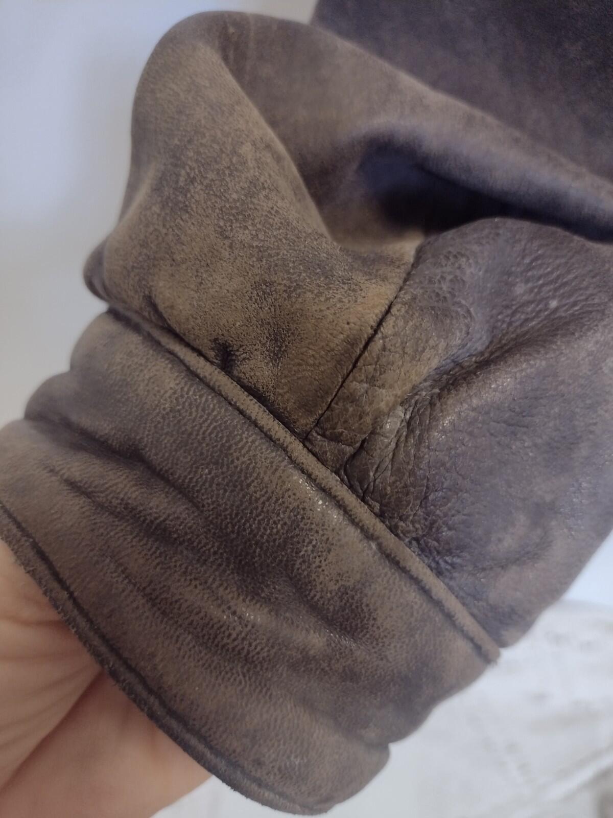 80s Luis Alvear Lamb Leather Bomber L Korea Soft Patina