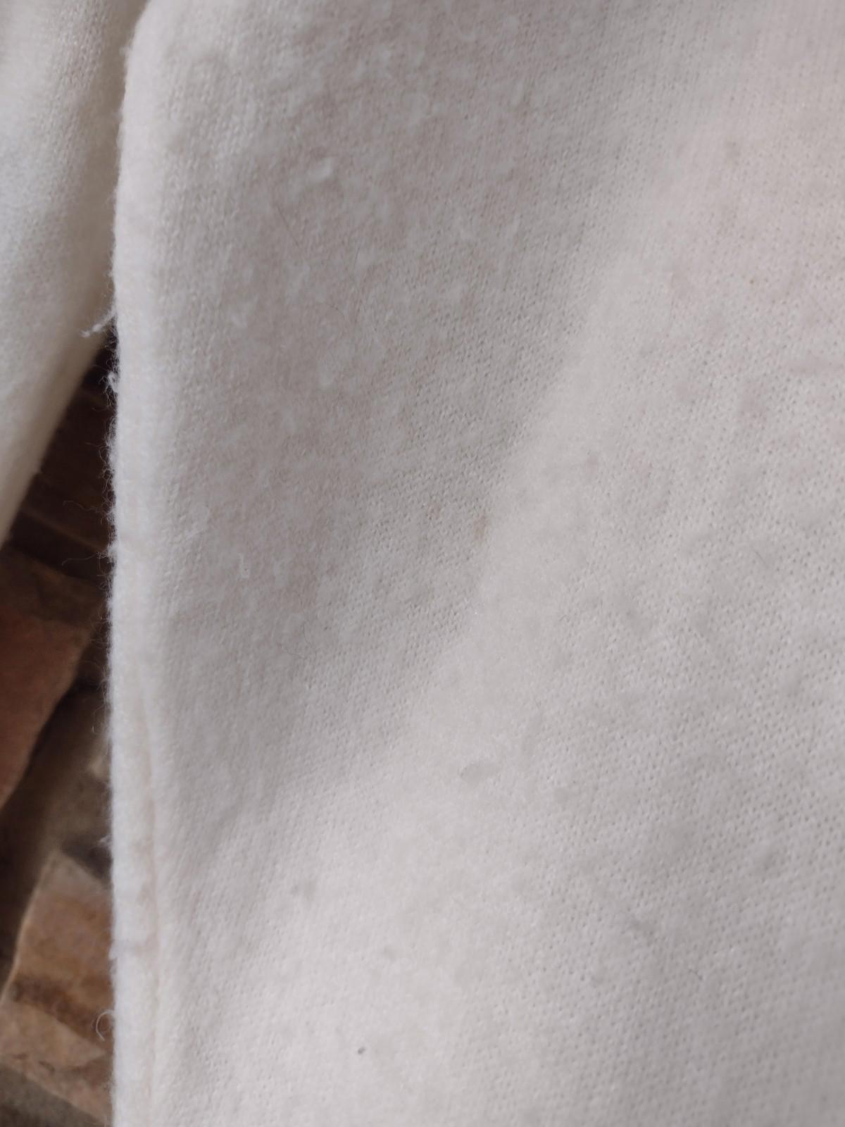 🔥 Vintage 80s Designers Originals Pearl Button Cardigan USA XS Ivory Cream
