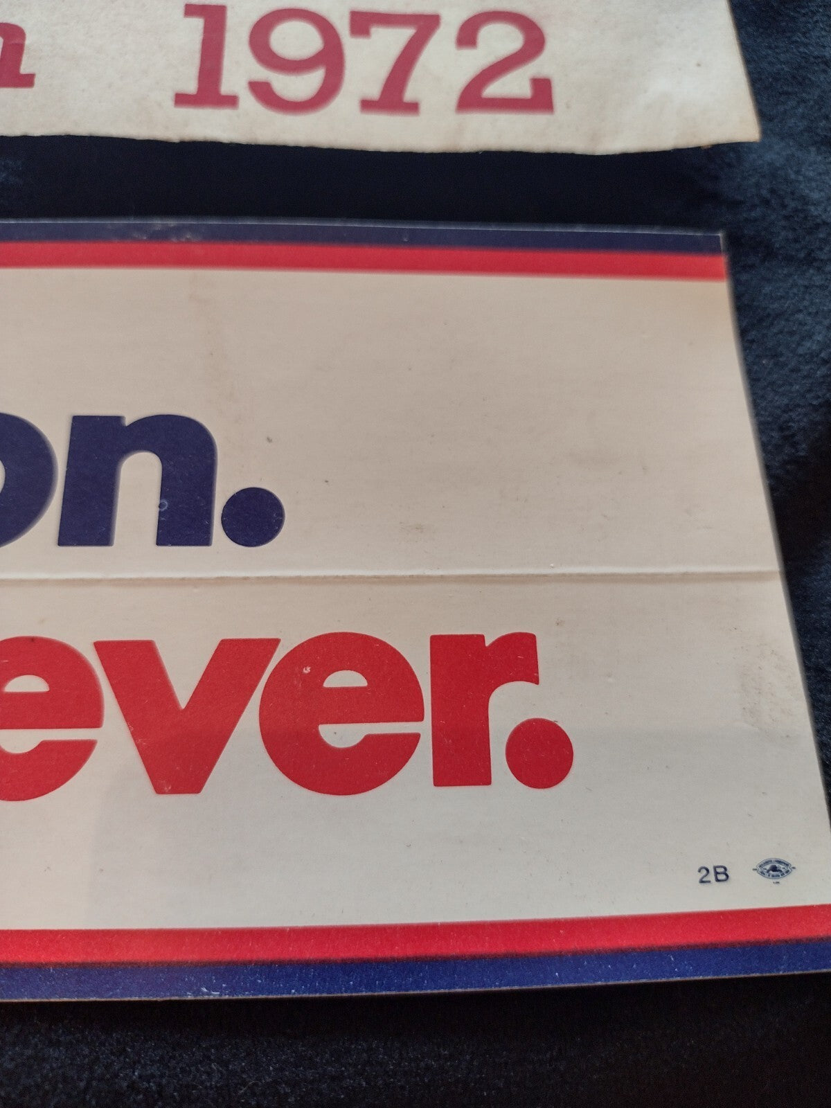 1972 Nixon McGovern Eagleton Bumper Stickers Bicentennial Flag Ephemera Lot