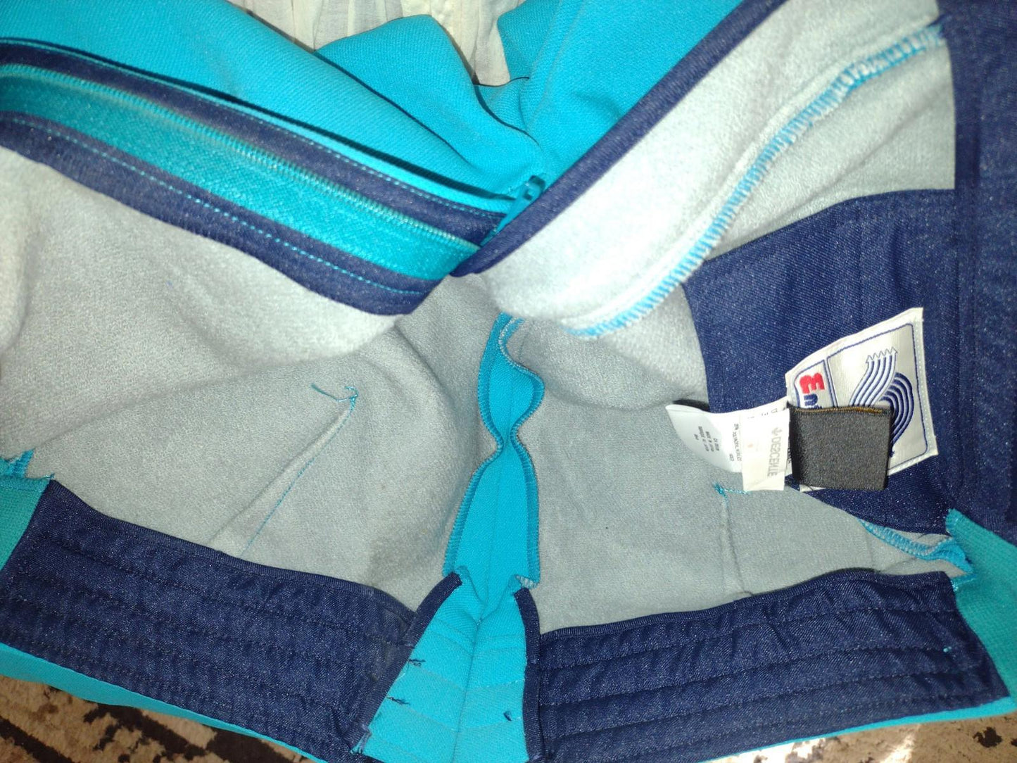Descente Men’s Ski Pants 34R Entrant SD Japan Made Blue Waterproof Snow