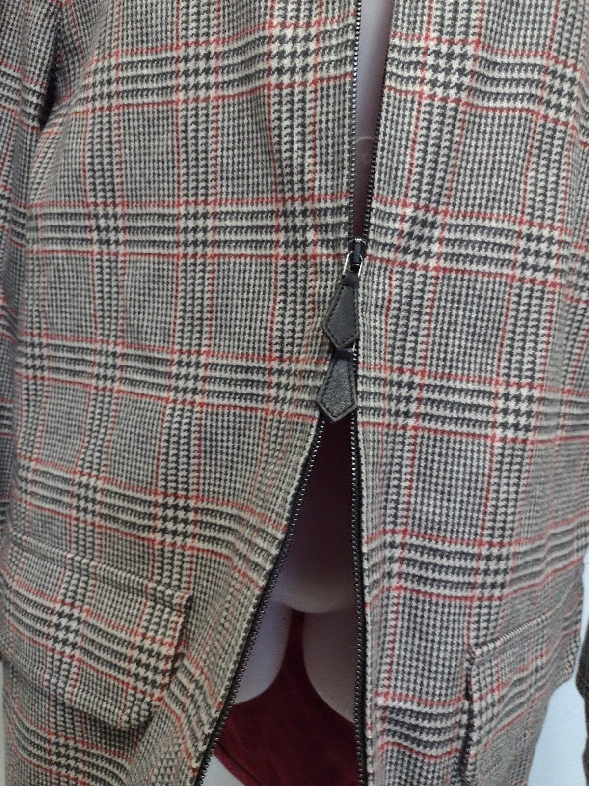 Saks Fifth Avenue Loro Piana Storm System Cashmere Jacket Italy 38 Plaid Luxury