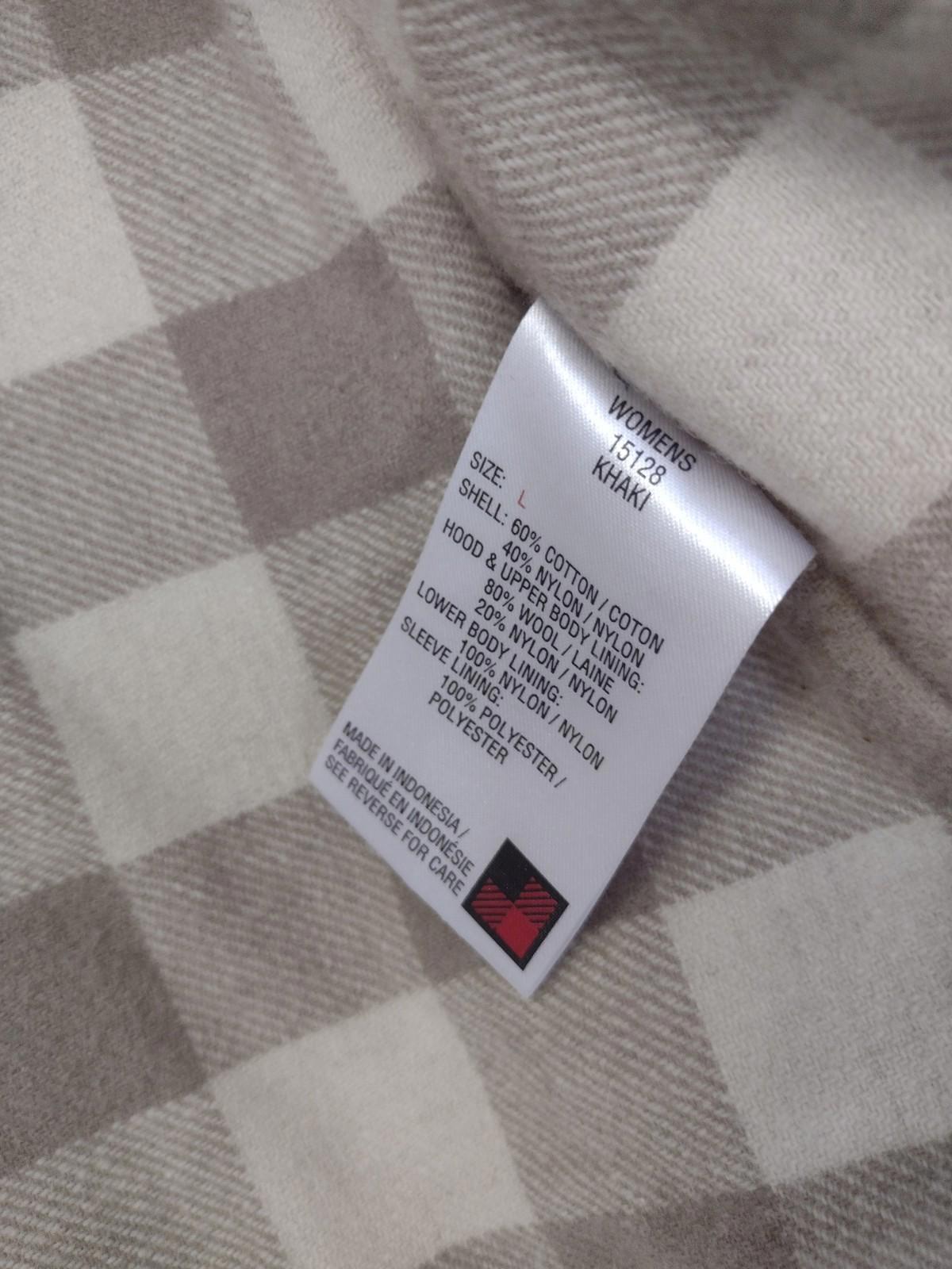 Woolrich Woolen Mills Daiki Suzuki Women's Khaki Parka L Fixed Hood Wool Lining