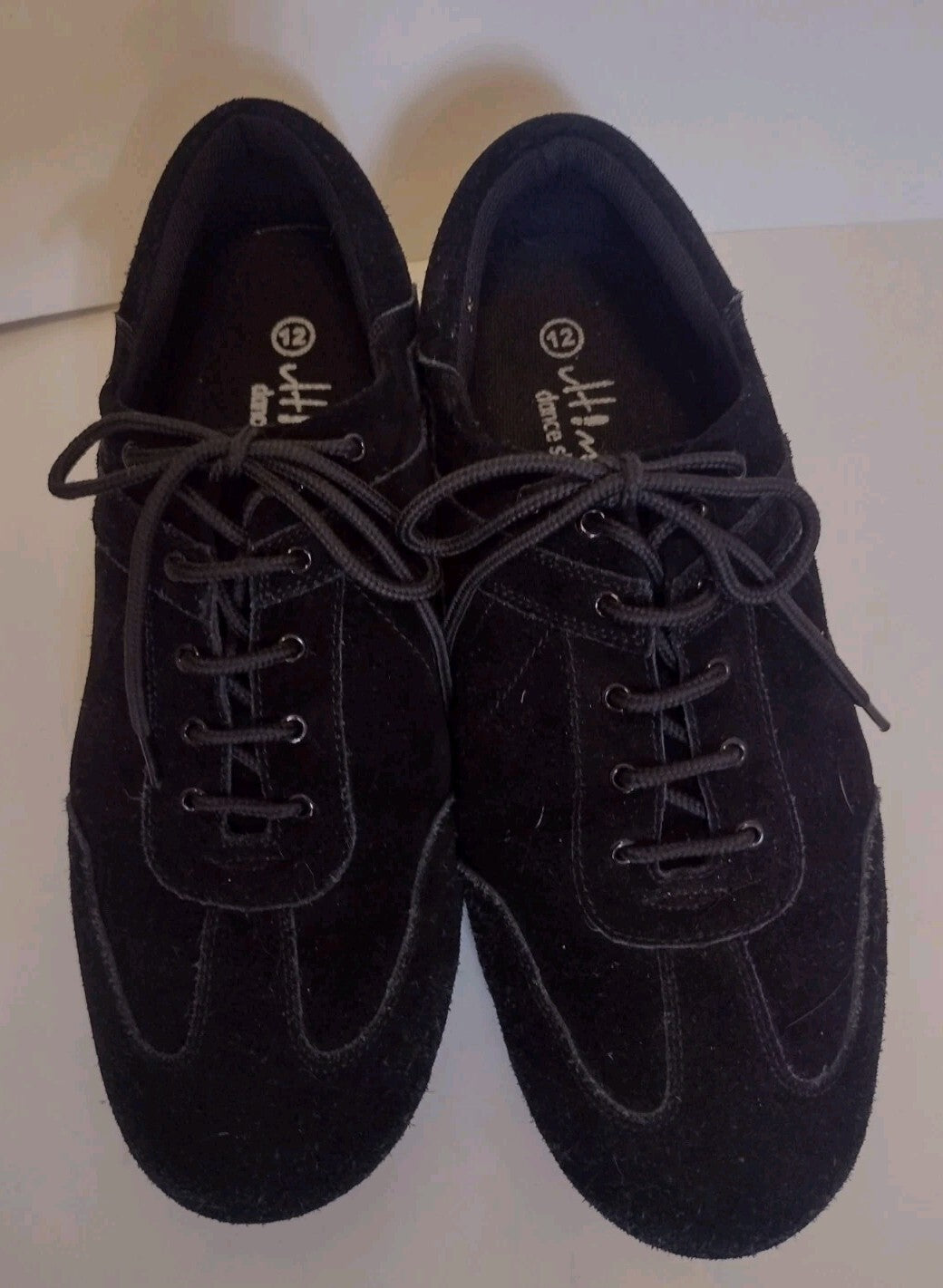 Ultimate Hybrid 0520 Dance Shoes Size 12 Black Suede West Coast Swing Salsa