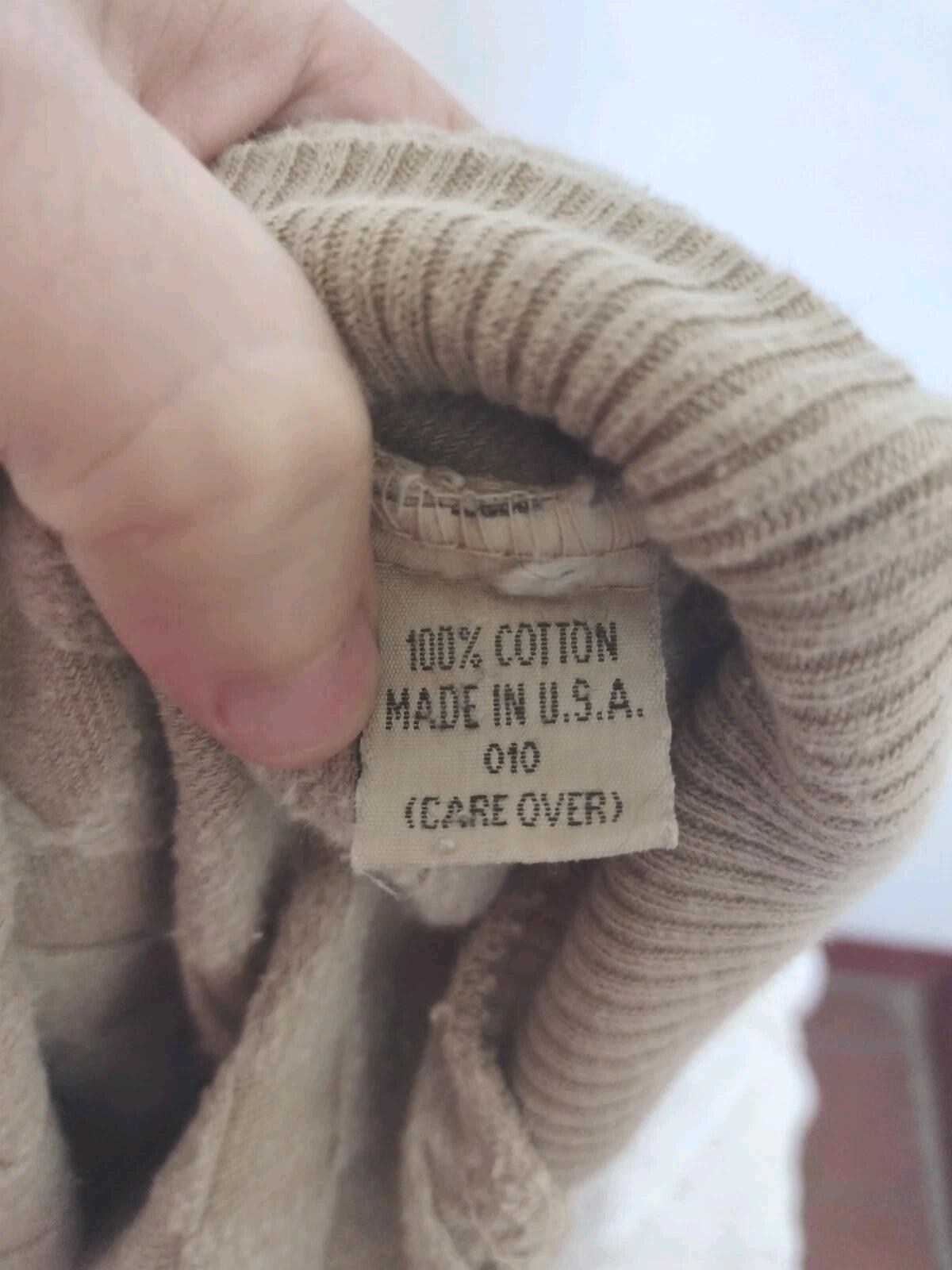 VTG WEK USA Cotton Sweater Vest 2X Beige Basket Weave KnitGolf Preppy
