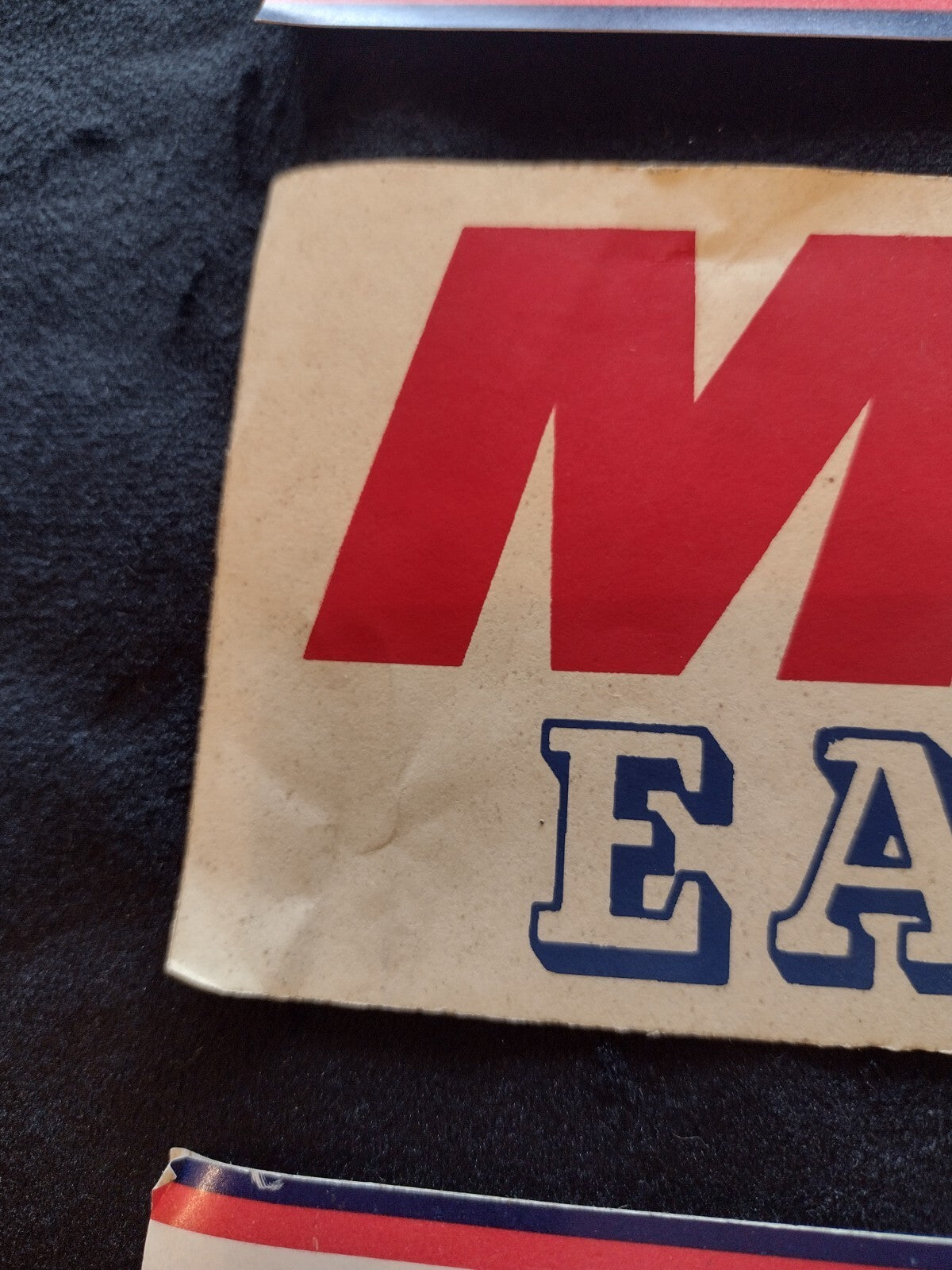 1972 Nixon McGovern Eagleton Bumper Stickers Bicentennial Flag Ephemera Lot