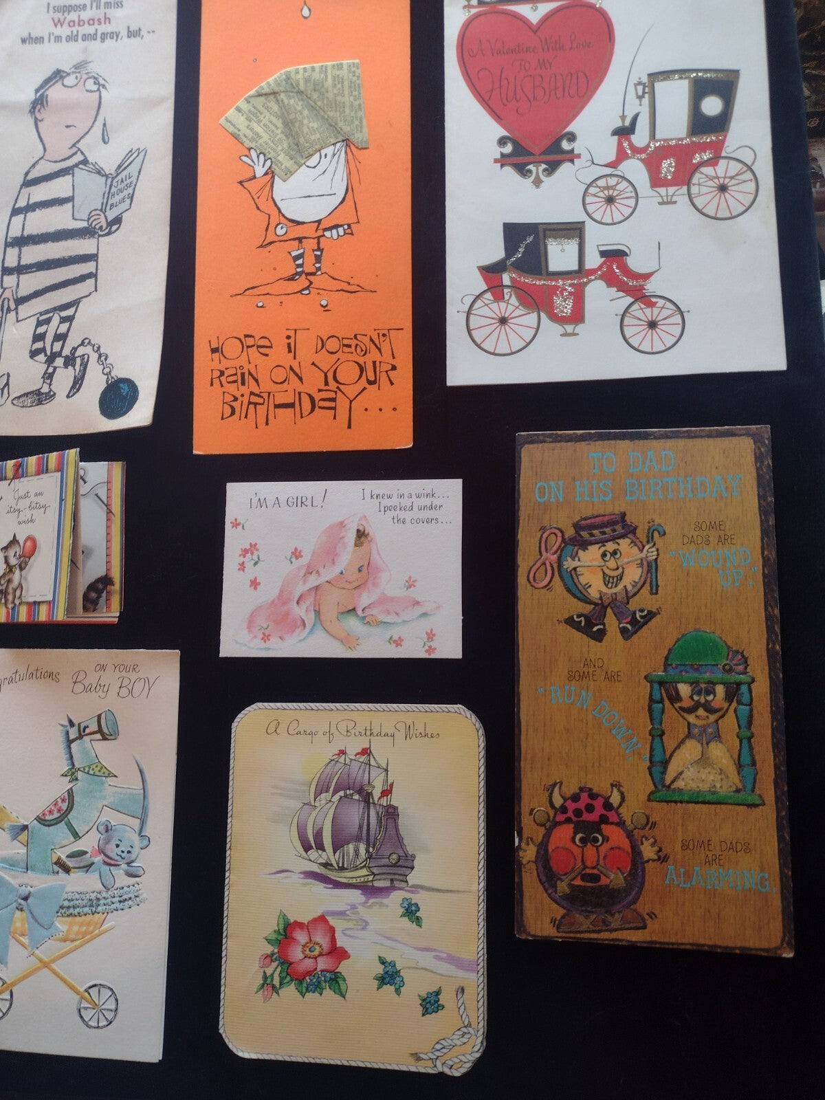Vintage 1940s 1950s Greeting Cards Lot 17 Ars Sacra Hallmark Gibson Rust Craft