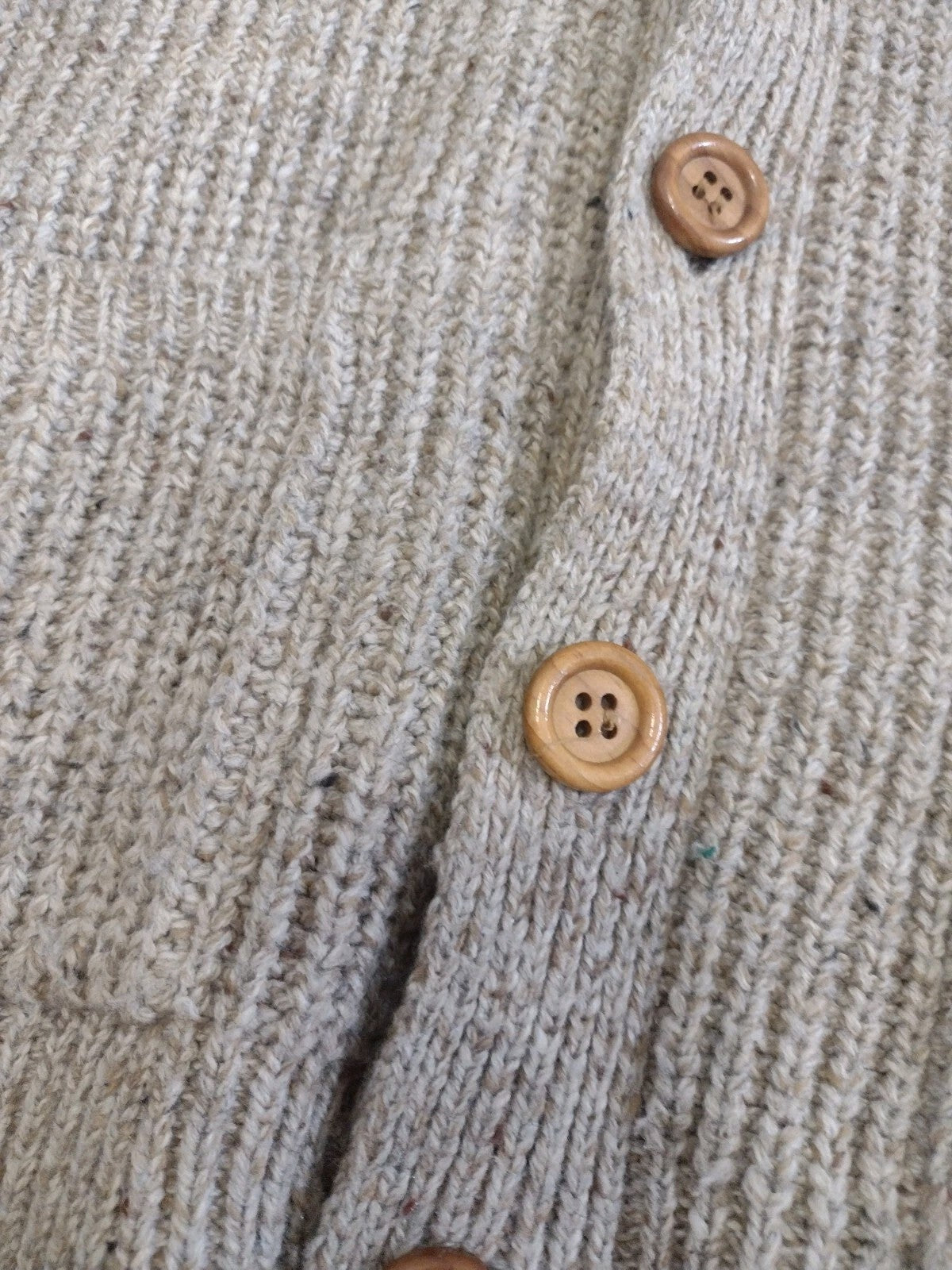 Cardigan Sweater Vintage Brian MacNeil 2X Tall Wool Blend Shawl Collar Grandpa