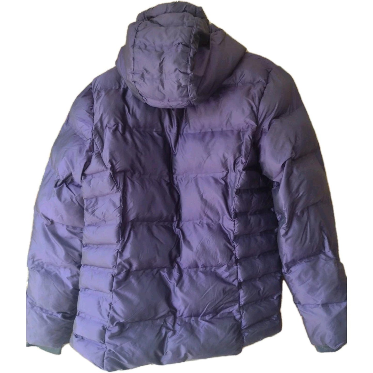 Champion Girls XL 14‑16 Iridescent Purple Puffer Jacket Fleece Lined Hood