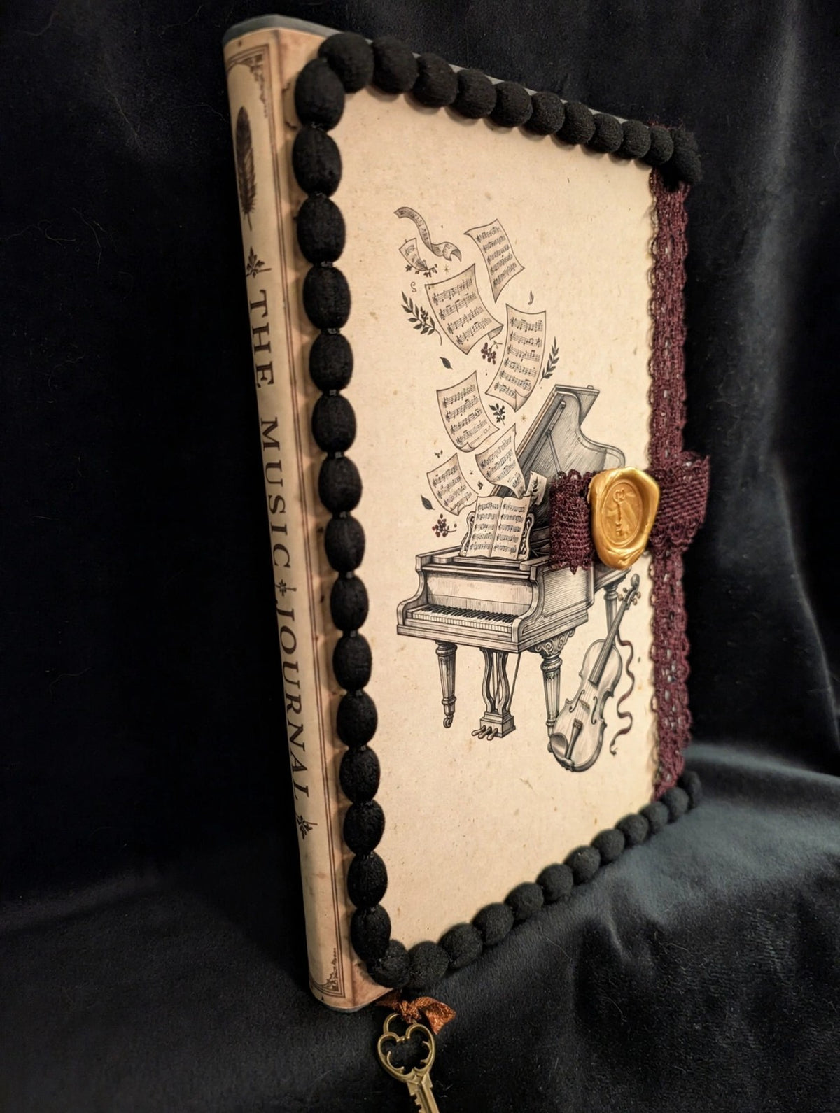 Music Paper Kit 6pc Gothic Journal Ephemera Victorian Junk Journal Scrapbook