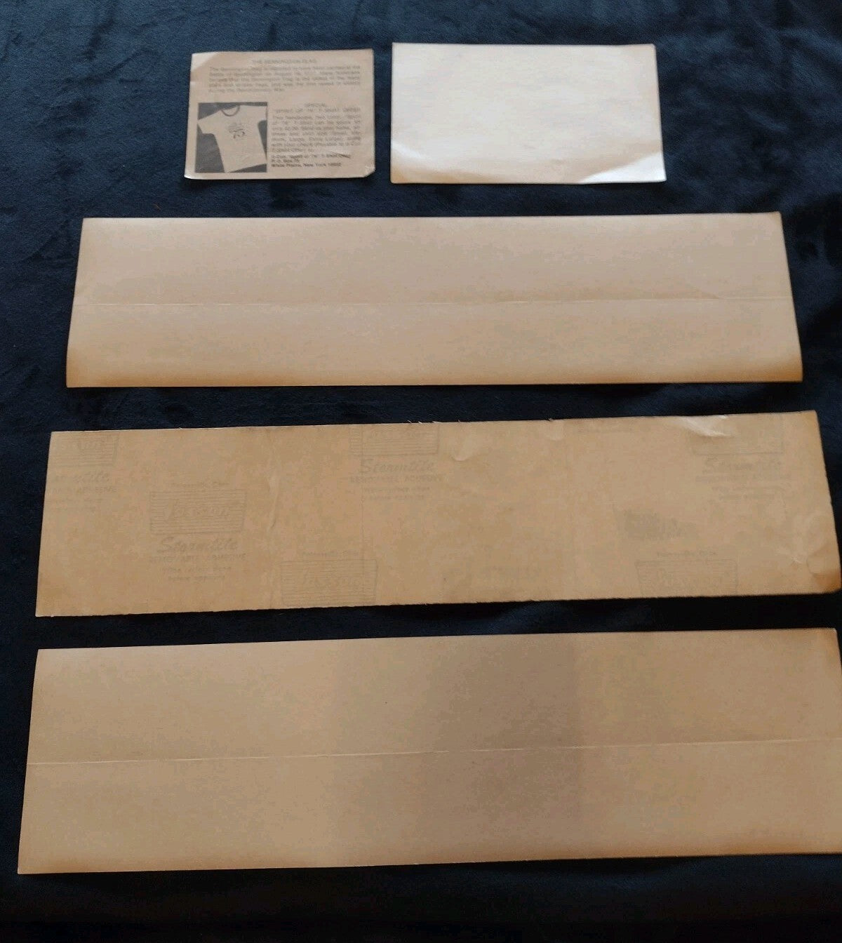 1972 Nixon McGovern Eagleton Bumper Stickers Bicentennial Flag Ephemera Lot