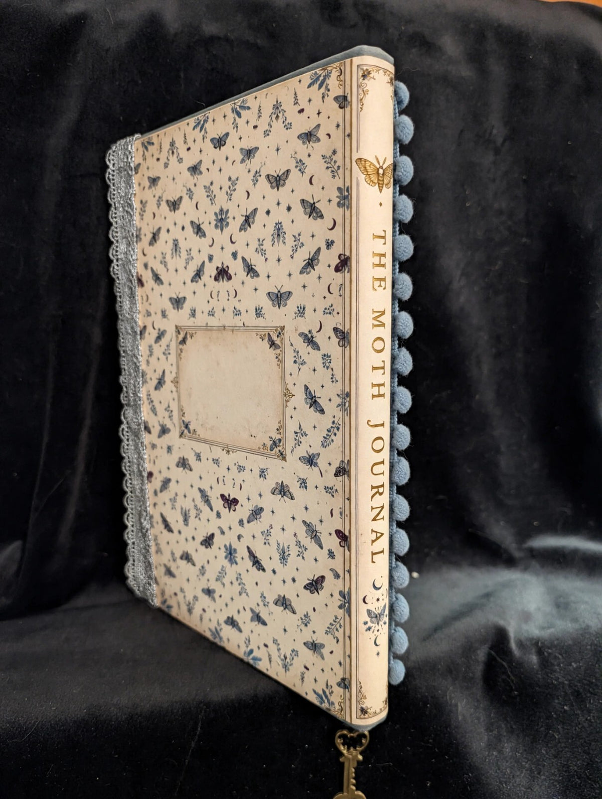 Moth Paper Kit 6pc Gothic Journal Ephemera Victorian Junk Journal Scrapbook