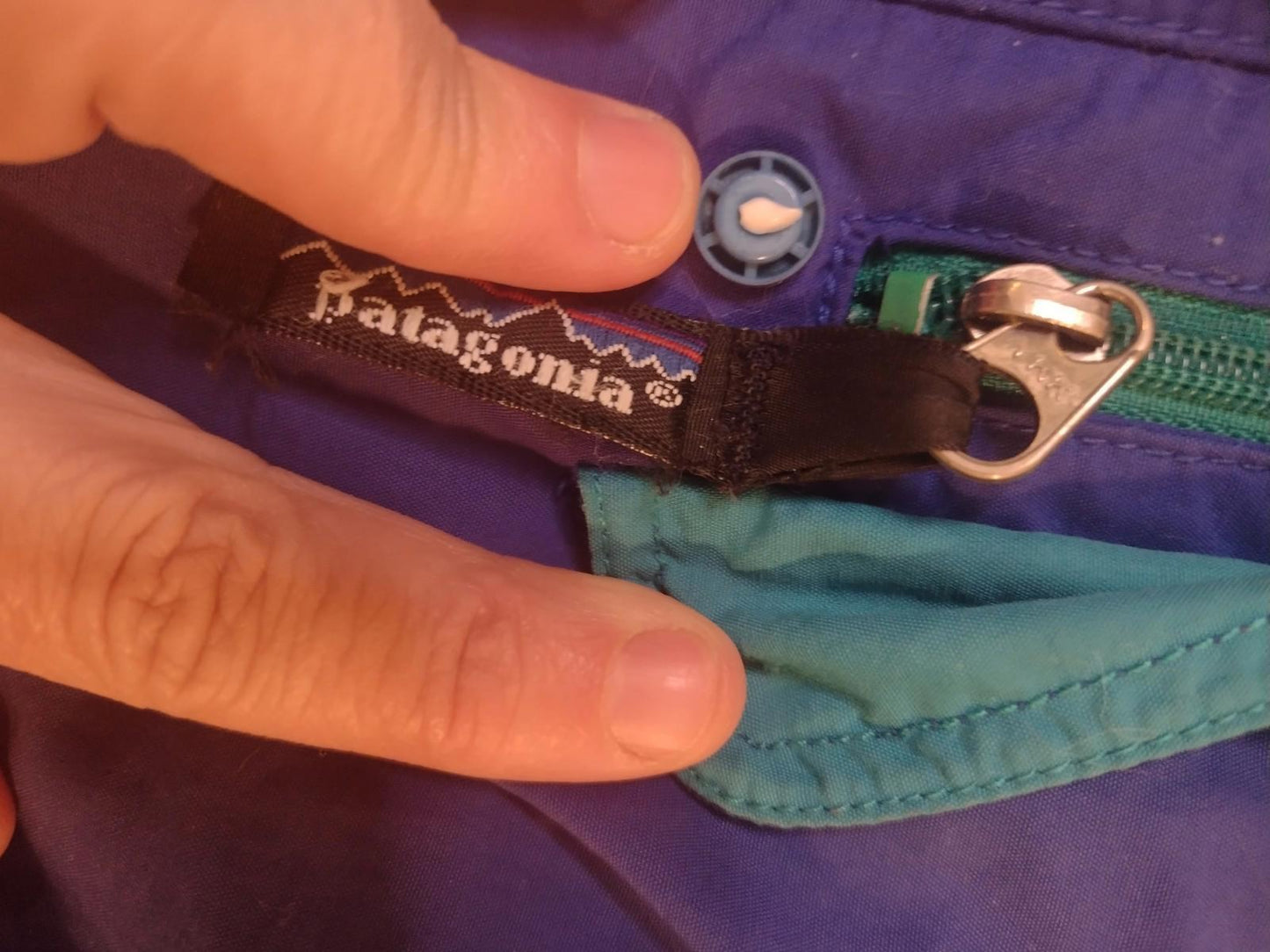 Vintage Patagonia Jacket L Royal Blue Taiwan RN51884 Alpine Shell Nylon