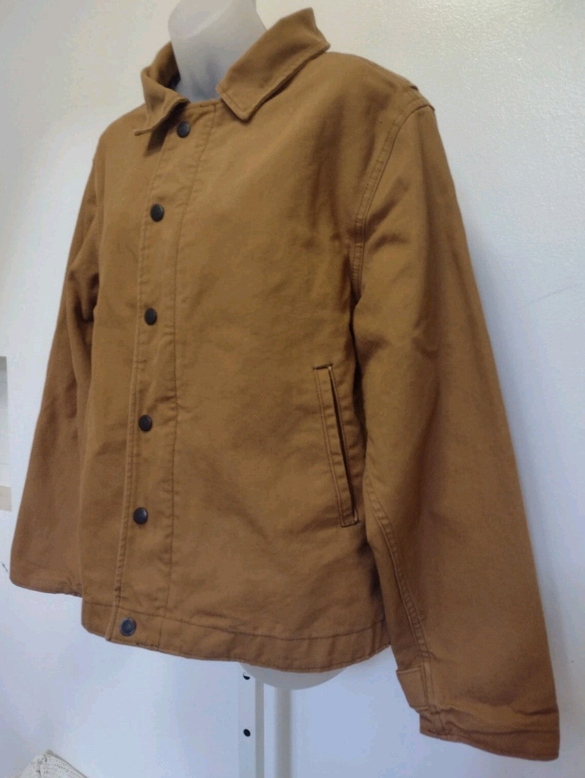 Vintage Jackson Hole USA Union Made Canvas Work Jacket Ranch Barn Chore Coat S