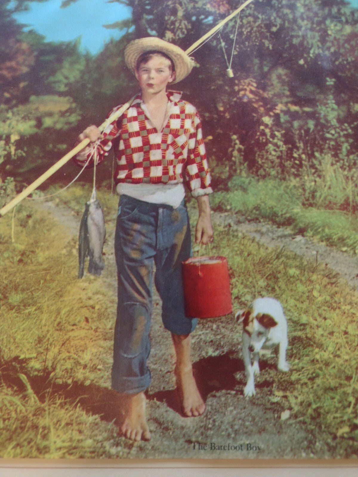 1957 Advertising Calendar Barefoot Boy Farm Mazon Illinois Vintage Complete