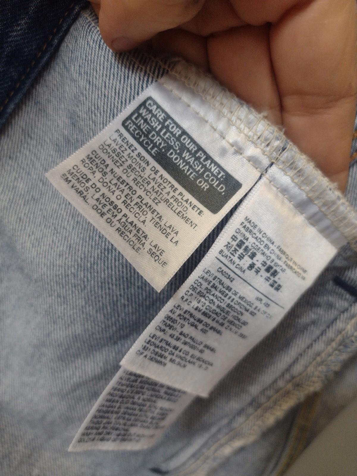 Levi's Men's Motorcross Legend Trucker Racing Jean Jacket Sz L Denim Weathered