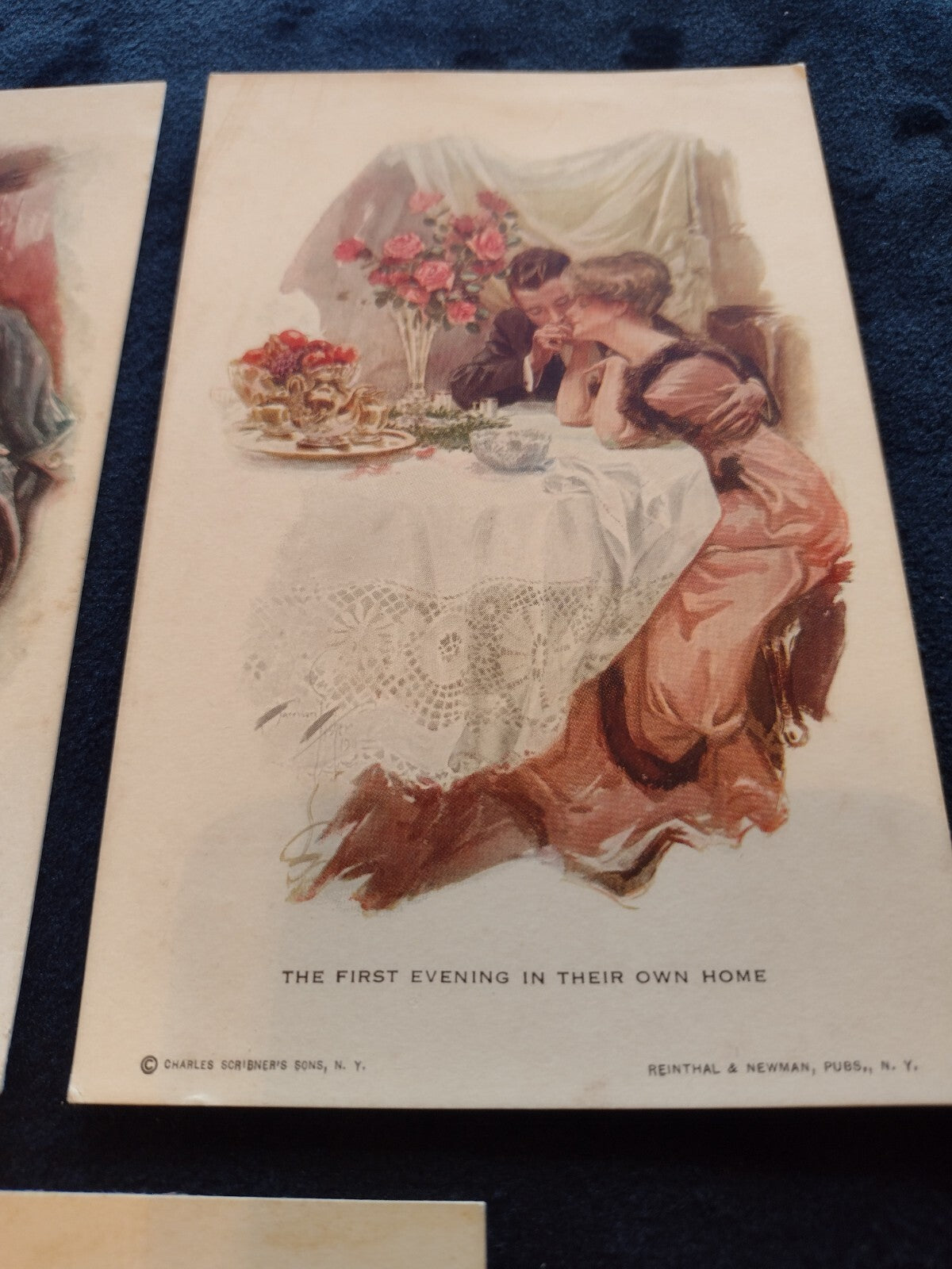 Antique 1911 Harrison Fisher Postcards 189 190 191 Romance Series Lot of 3
