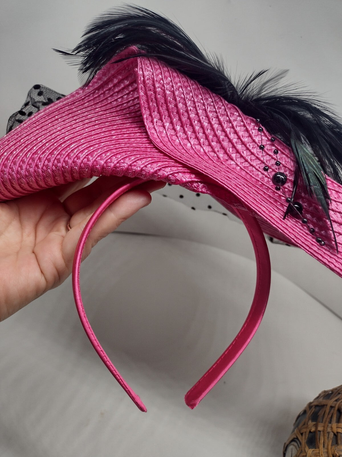 Vintage 80s 90s Hat Lot Marciano Deborah NY Veil Fascinator Church Derby Hats