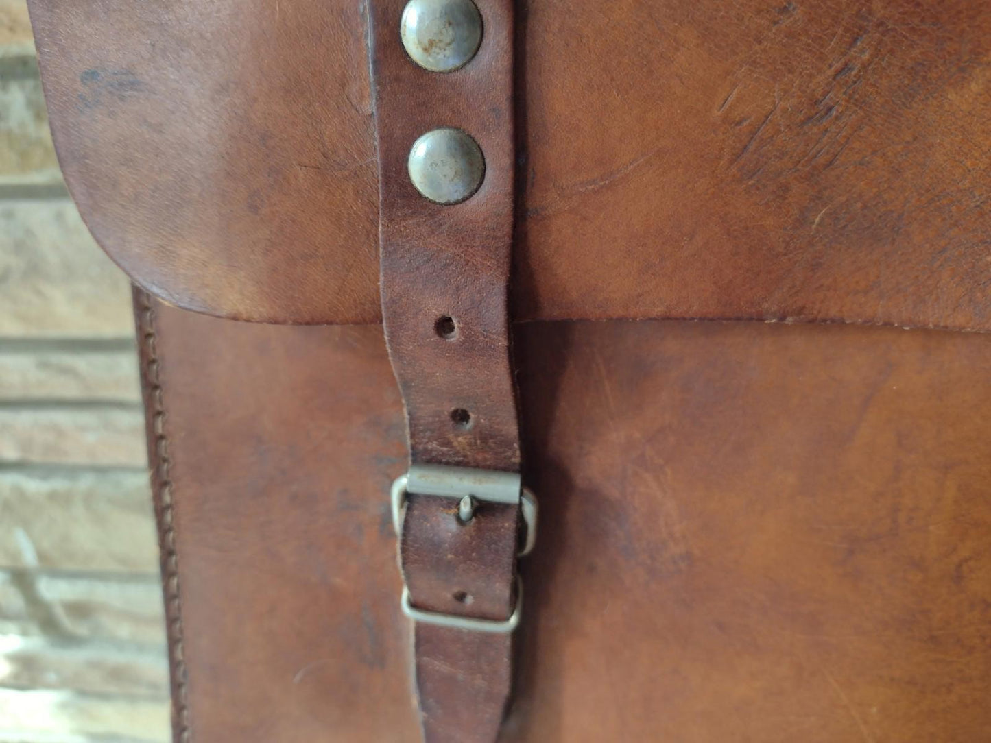 Pre-Digital Gentleman Bundle: 1930s Satchel + Pendleton Wool Jacket Sz 44