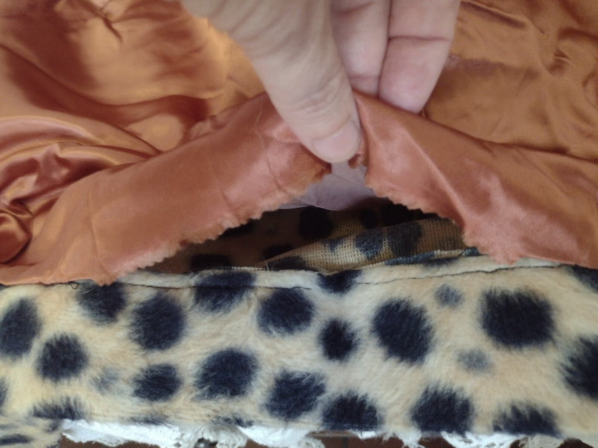 Vintage 1960s Womens Faux Fur Jacket Small Medium Leopard Print Cropped