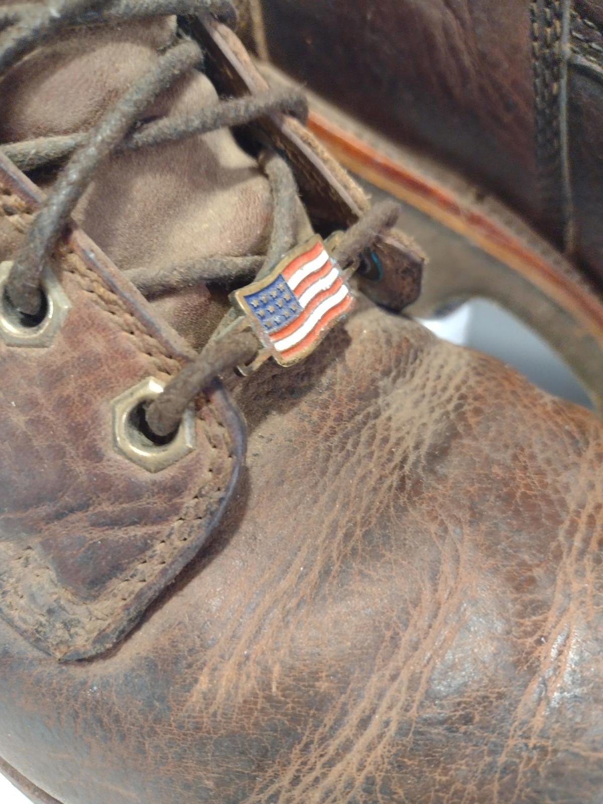 Vintage Chippewa Boots 9.5D USA | Pre-McKelvey | Vibram Sole | Brave Heel Stamp