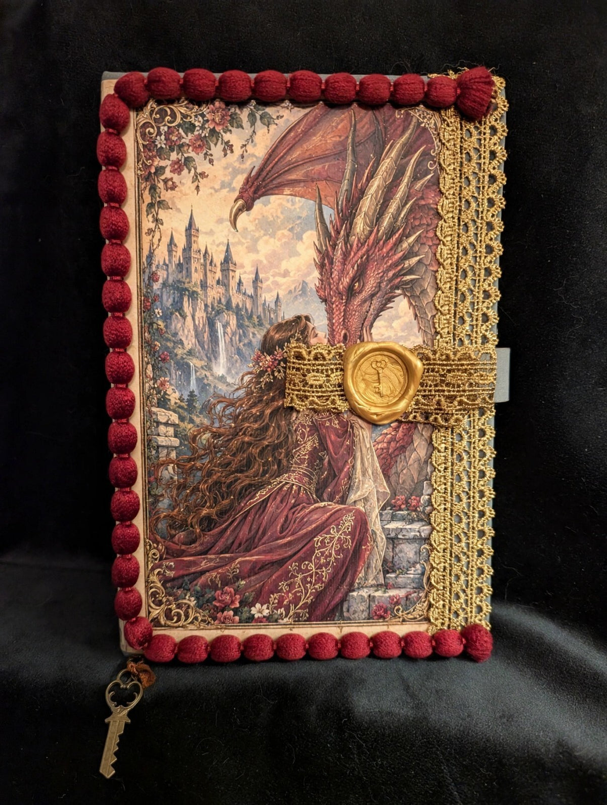 Dragonheart Paper Kit 6pc Dragon Journal Ephemera Fantasy Junk Journal Scrapbook