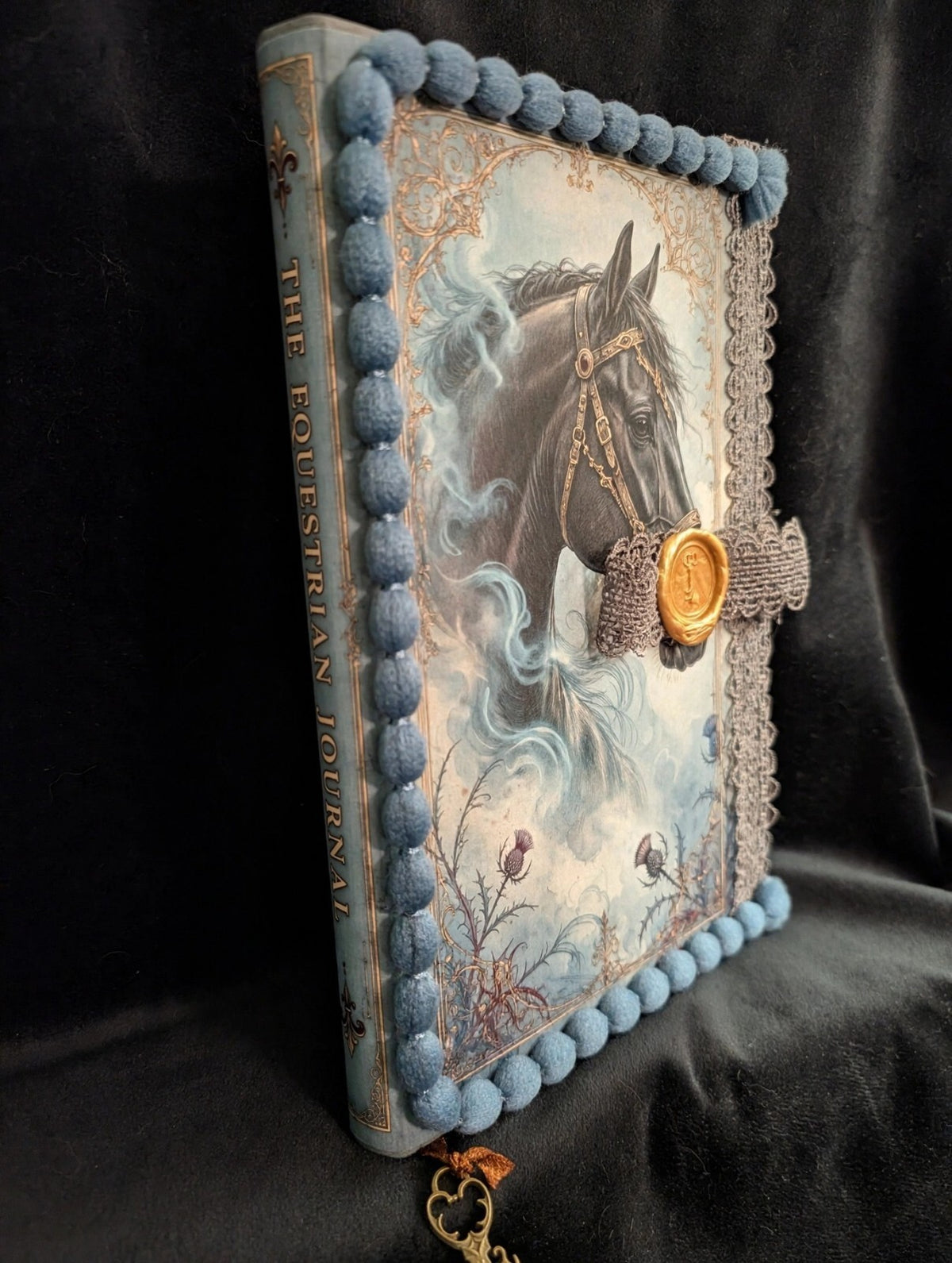 Equestrian Paper Kit Horse Journal Ephemera Vintage Tack Junk Journal Scrapbook