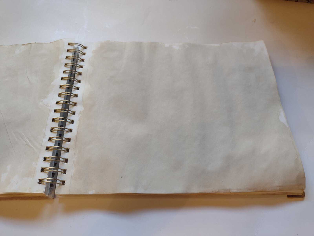 Jumbo 9x11 Gothic Junk Journal Midnight Garden Handmade Aged Spiral Journal