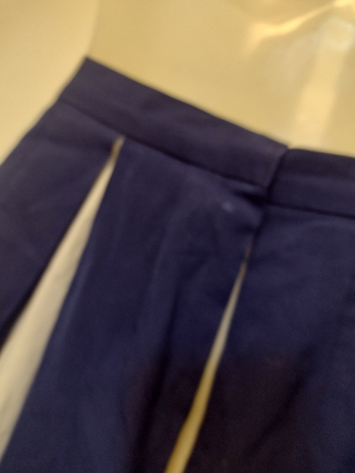 Vintage 1960s Cheerleader Skirt Navy White Pleated Handmade School Spirit Cotton