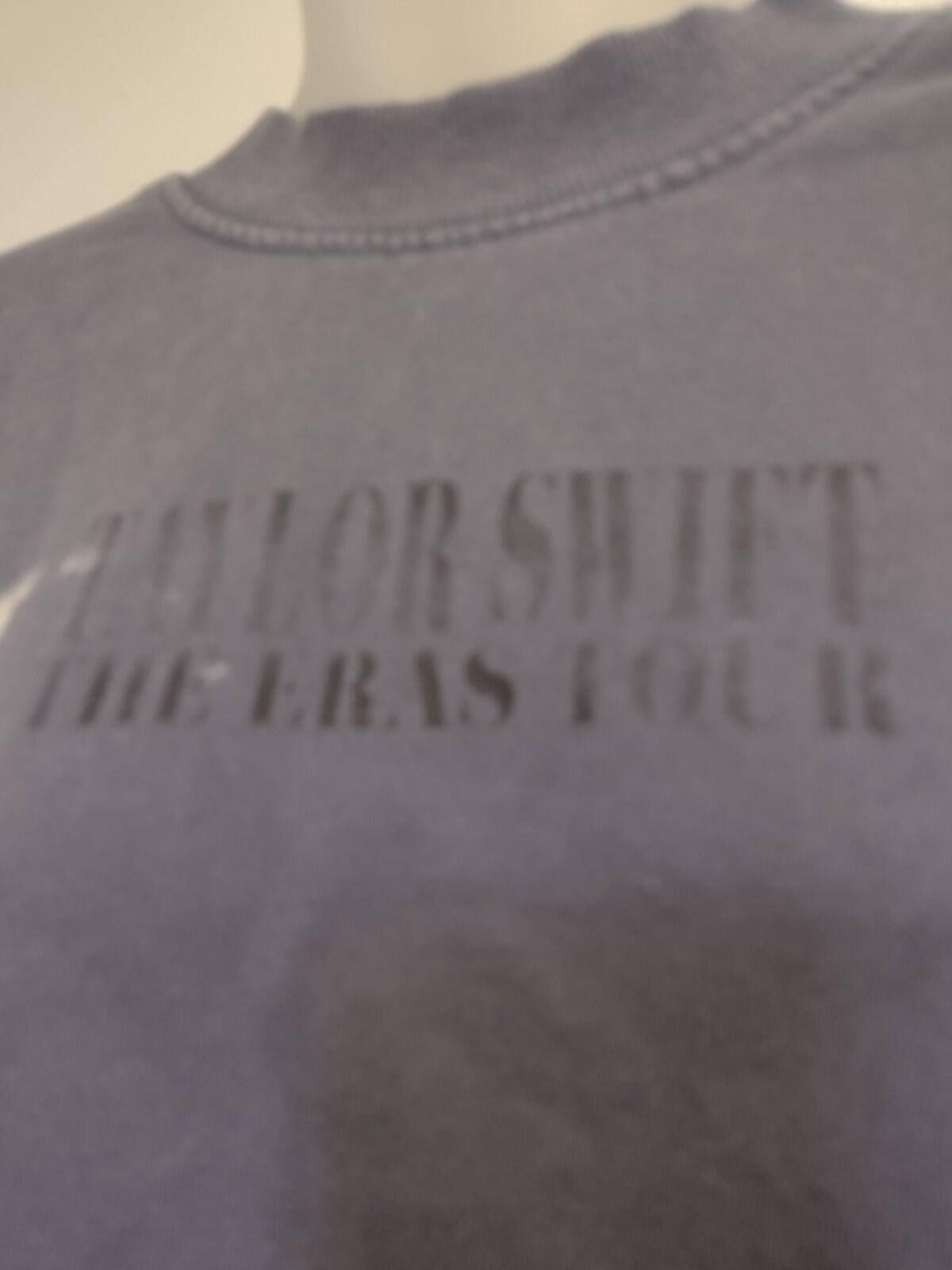 Taylor Swift Eras Tour Slate Sweatshirt L Official Merch