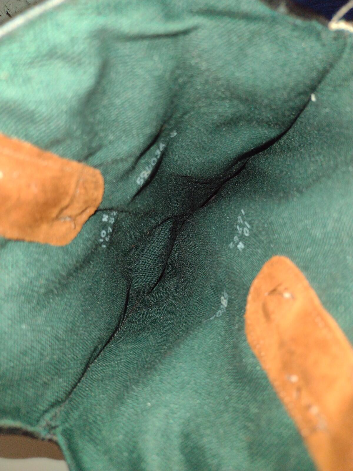 Vintage 70s Brown Suede Western Boots Women’s 10N Soft Shaft Green Lining