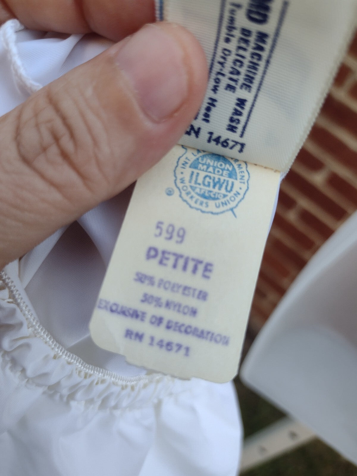 VTG 60s Plymouth New York Half Slip White Lace Trim NOS Deadstock USA Petite S