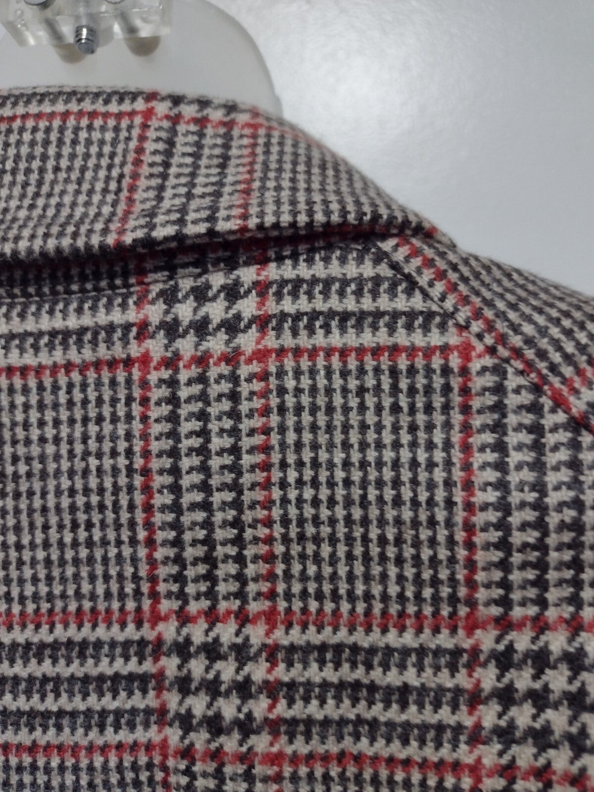 Saks Fifth Avenue Loro Piana Storm System Cashmere Jacket Italy 38 Plaid Luxury