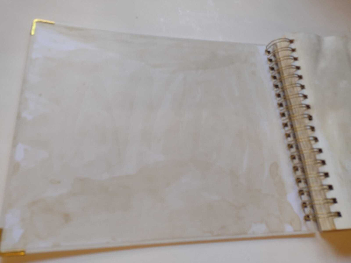 Jumbo 9x11 Gothic Junk Journal Midnight Garden Handmade Aged Spiral Journal