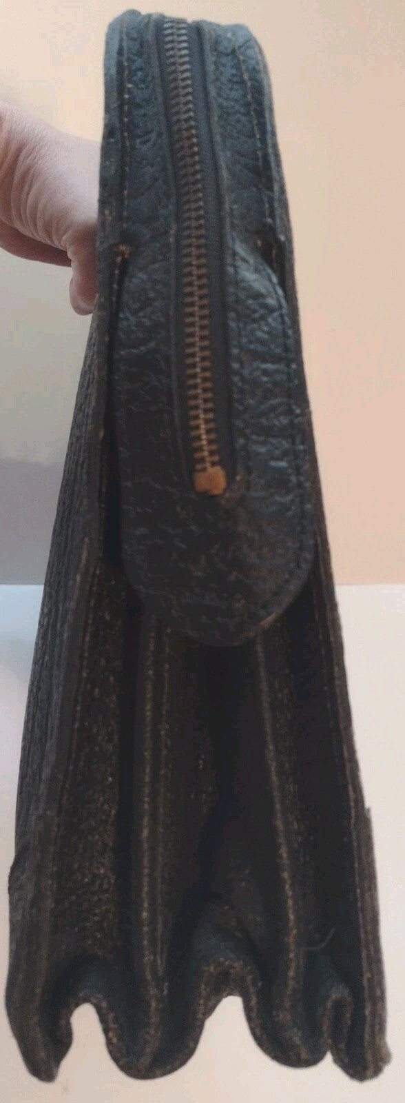 Vintage McNeil Pharmaceutical Leather Briefcase Chas W Wolf Custom Case YKK