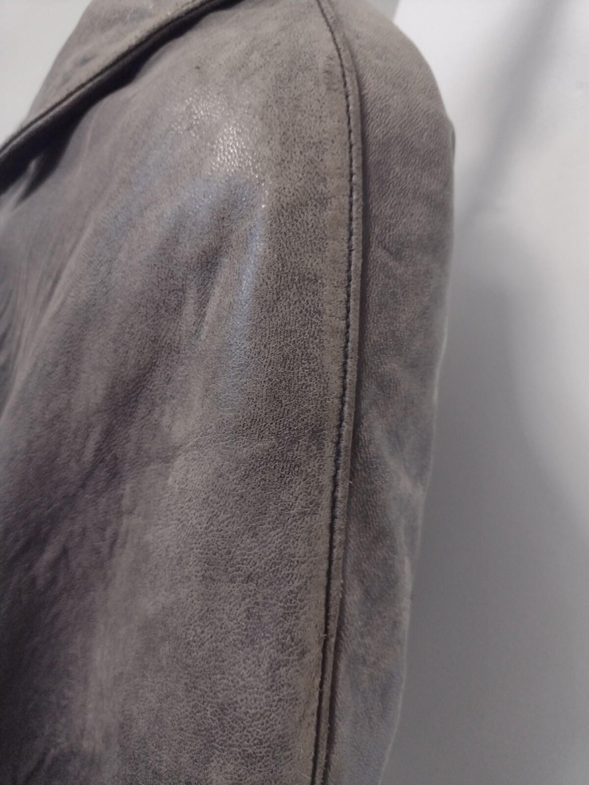 80s Luis Alvear Lamb Leather Bomber L Korea Soft Patina
