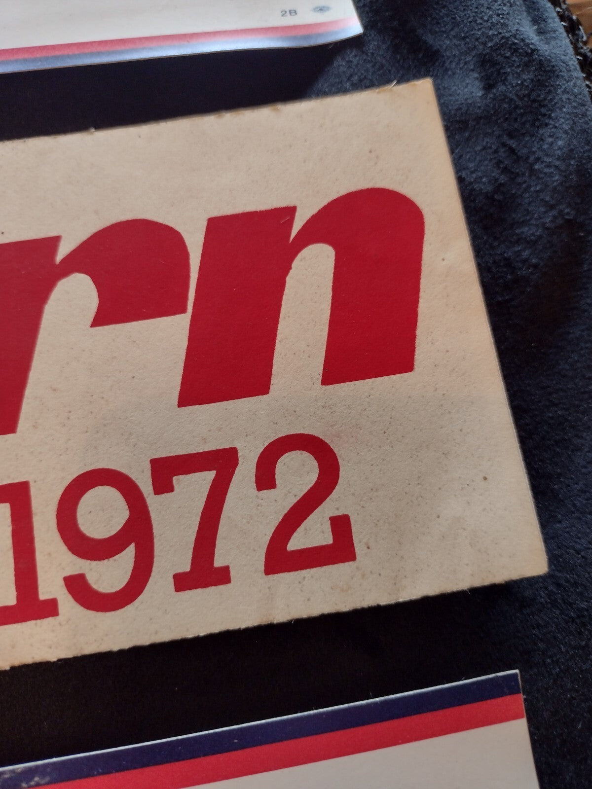 1972 Nixon McGovern Eagleton Bumper Stickers Bicentennial Flag Ephemera Lot
