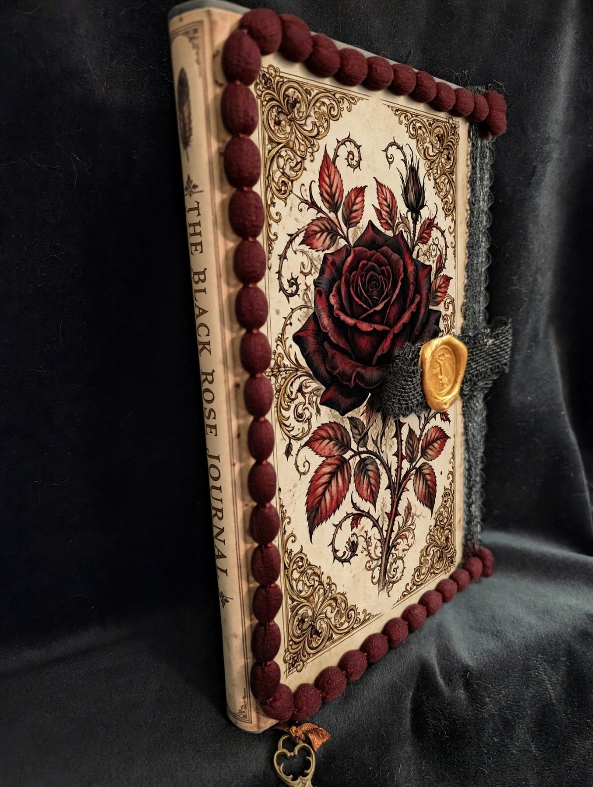 Black Rose 6 Paper Kit Gothic Journal Ephemera Victorian Junk Journal Scrapbook