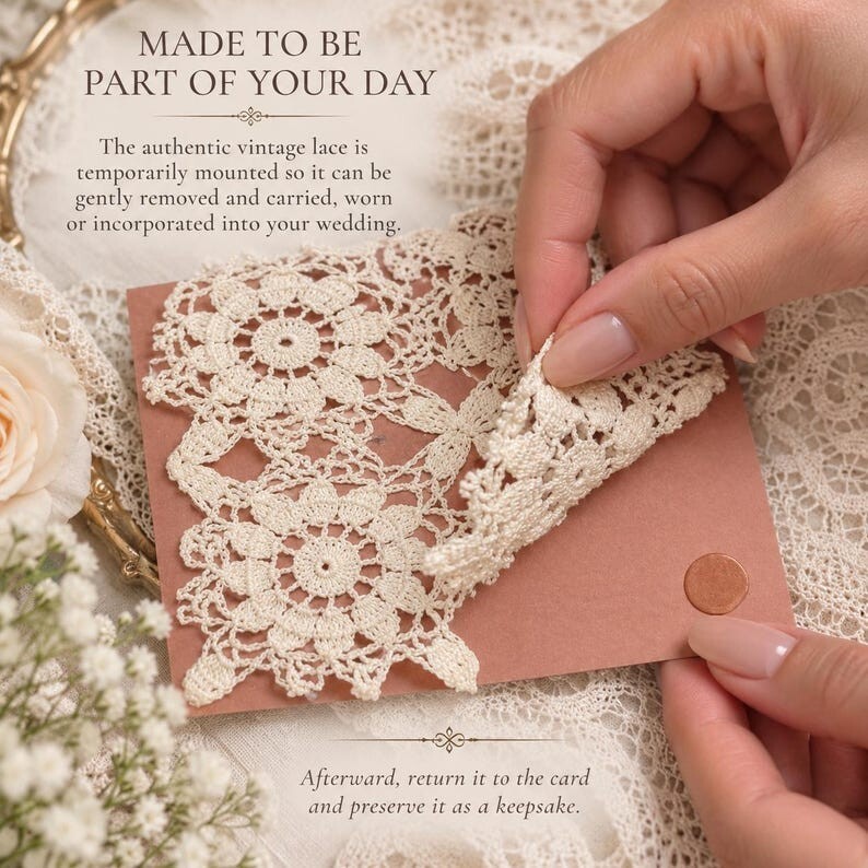 Something Old: Authentic Vintage Crochet Lace Keepsake (Textile Archive No. 101)
