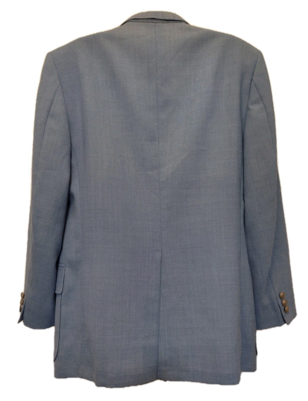 Vintage Bloomingdale’s Traditionalist Men’s Blazer Blue Pewter Crest Buttons 40R