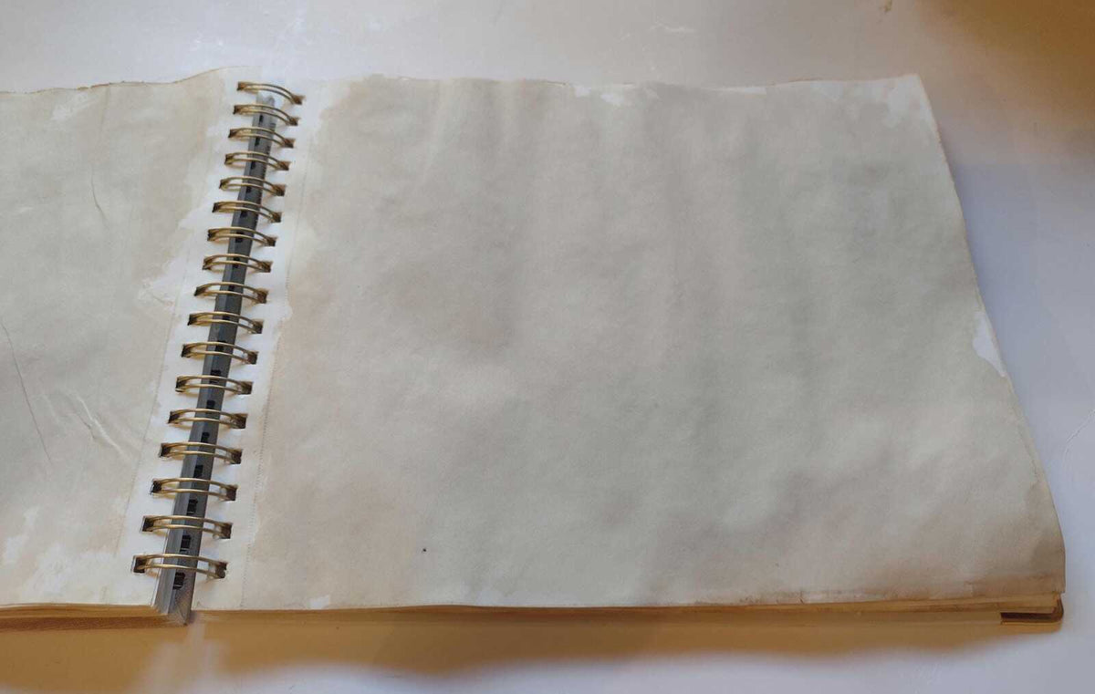 Jumbo 9x11 Gothic Junk Journal Midnight Garden Handmade Aged Spiral Journal
