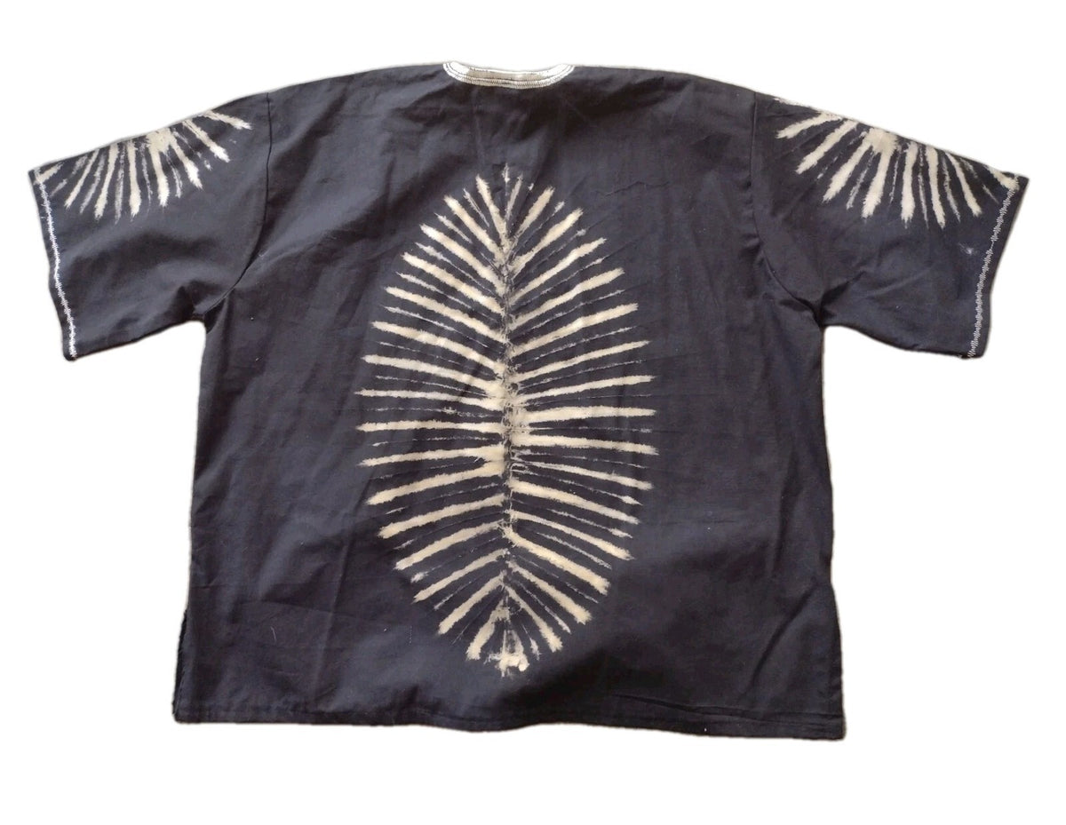 Vintage Dashiki Style Embroidered Tunic Top XXXL Deadstock Handmade