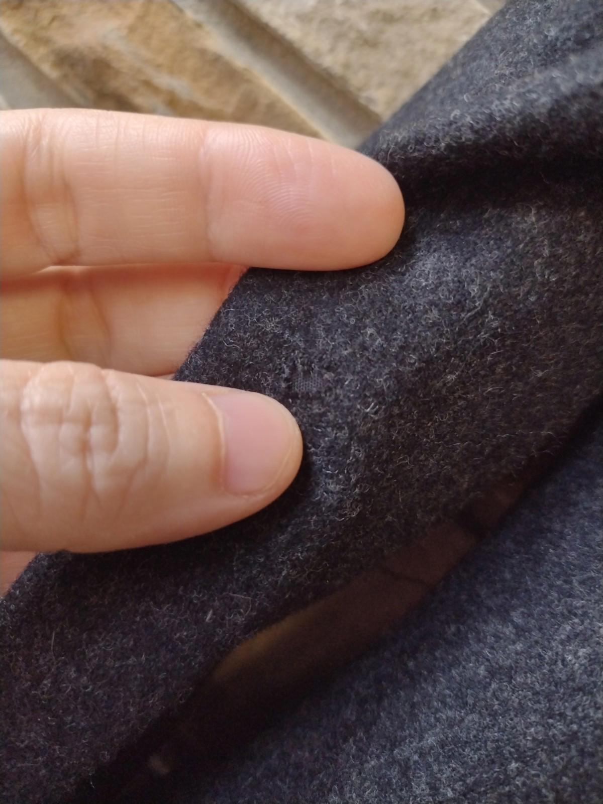 Magaschoni Wool Cashmere Jacket 8 Braided Lace Trim Flared Hem Morocco