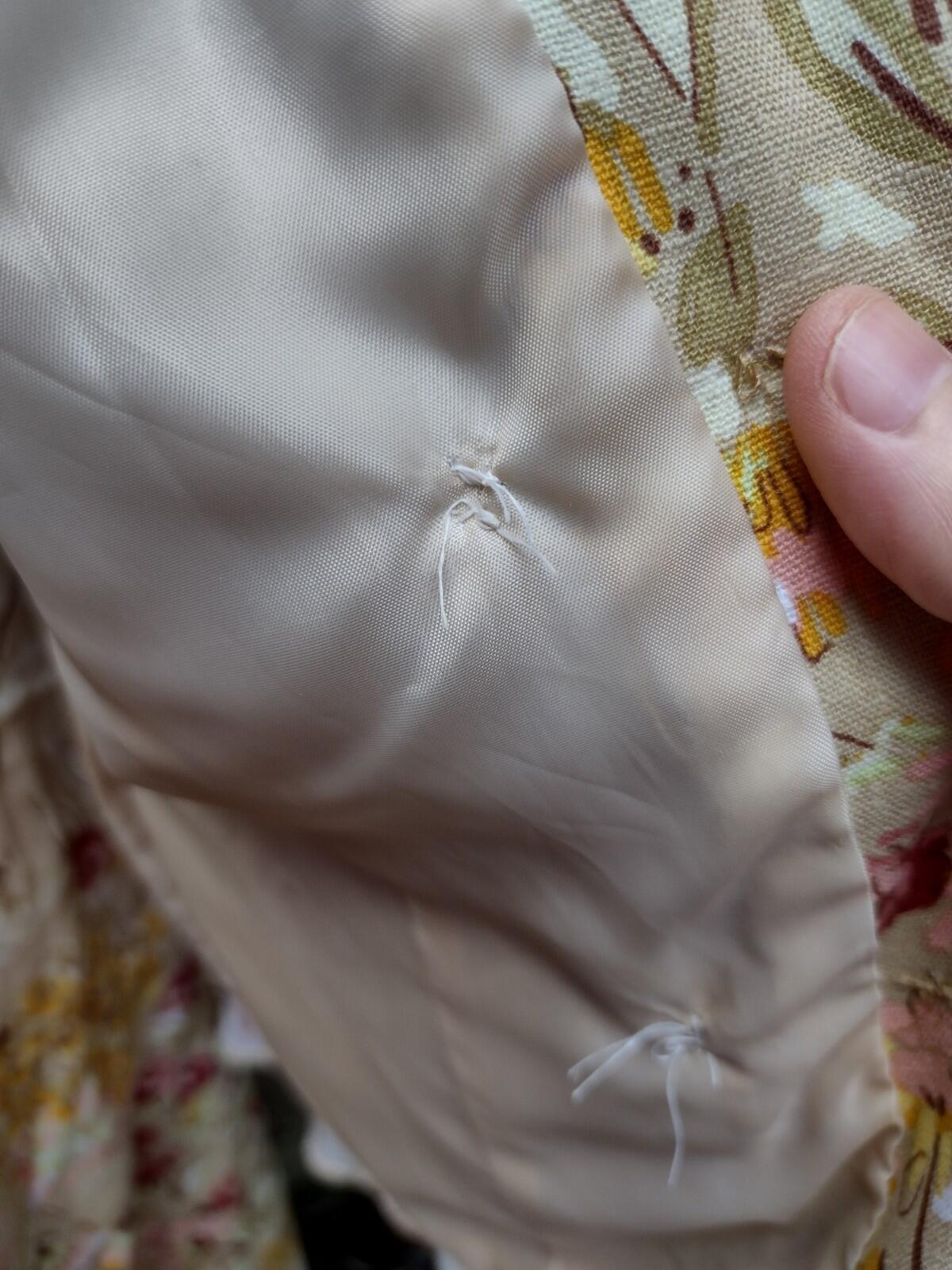 Beige Floral Garden Party Suit Feminine Linen Set 14 Monroe & Main Jacket Skirt