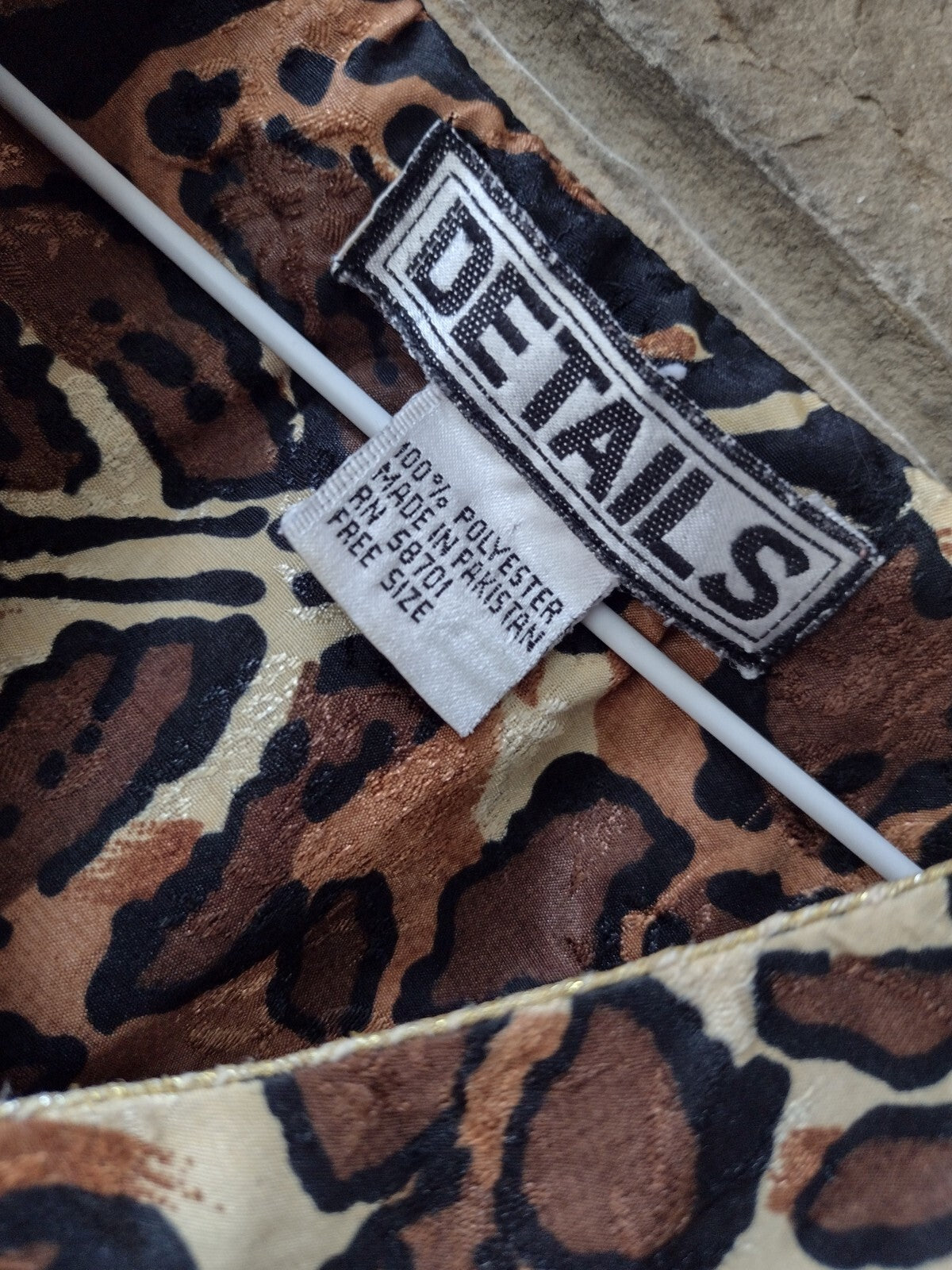 Vintage Womens Caftan Lot 2 One Size Animal Print Satin Lounge Maxi Dresses